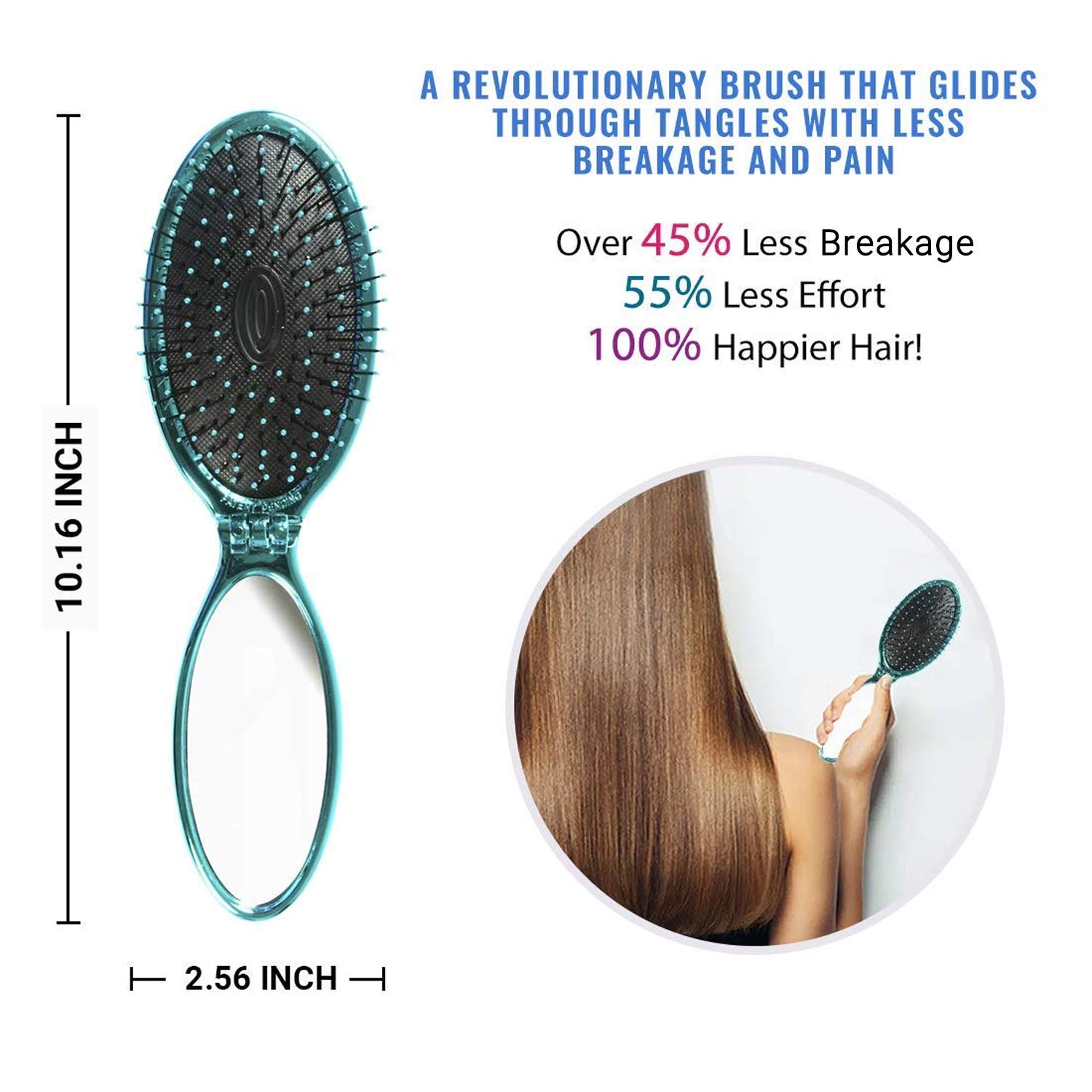 Foto 4 | Cepillo Húmedo Detangler Pop Go Exclusivo Ultrasoft Intelliflex - Venta Internacional.