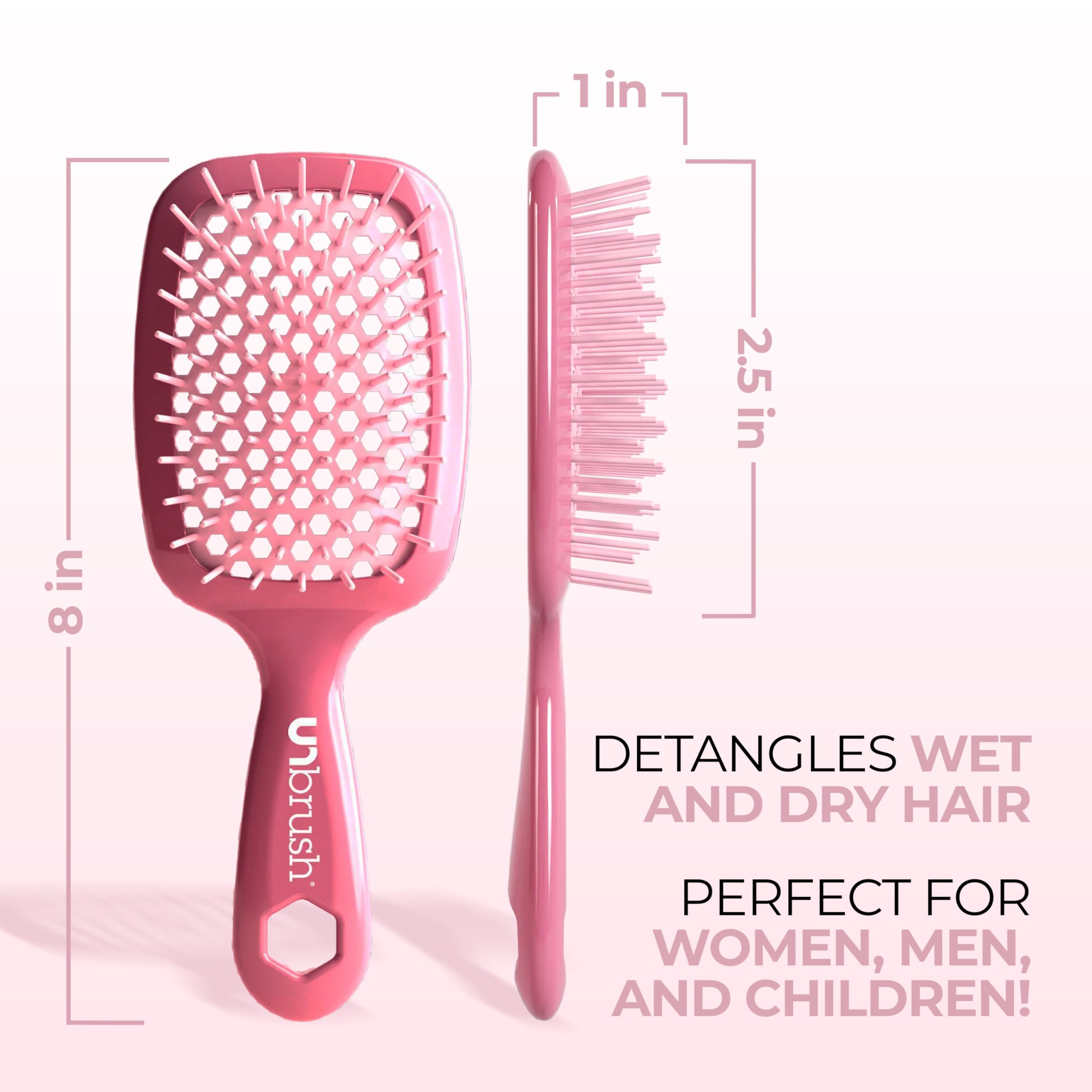 Foto 5 pulgar | Cepillo Desenredante Fhi Heat Unbrush Para Todo El Cabello Húmedo O Seco - Venta Internacional.