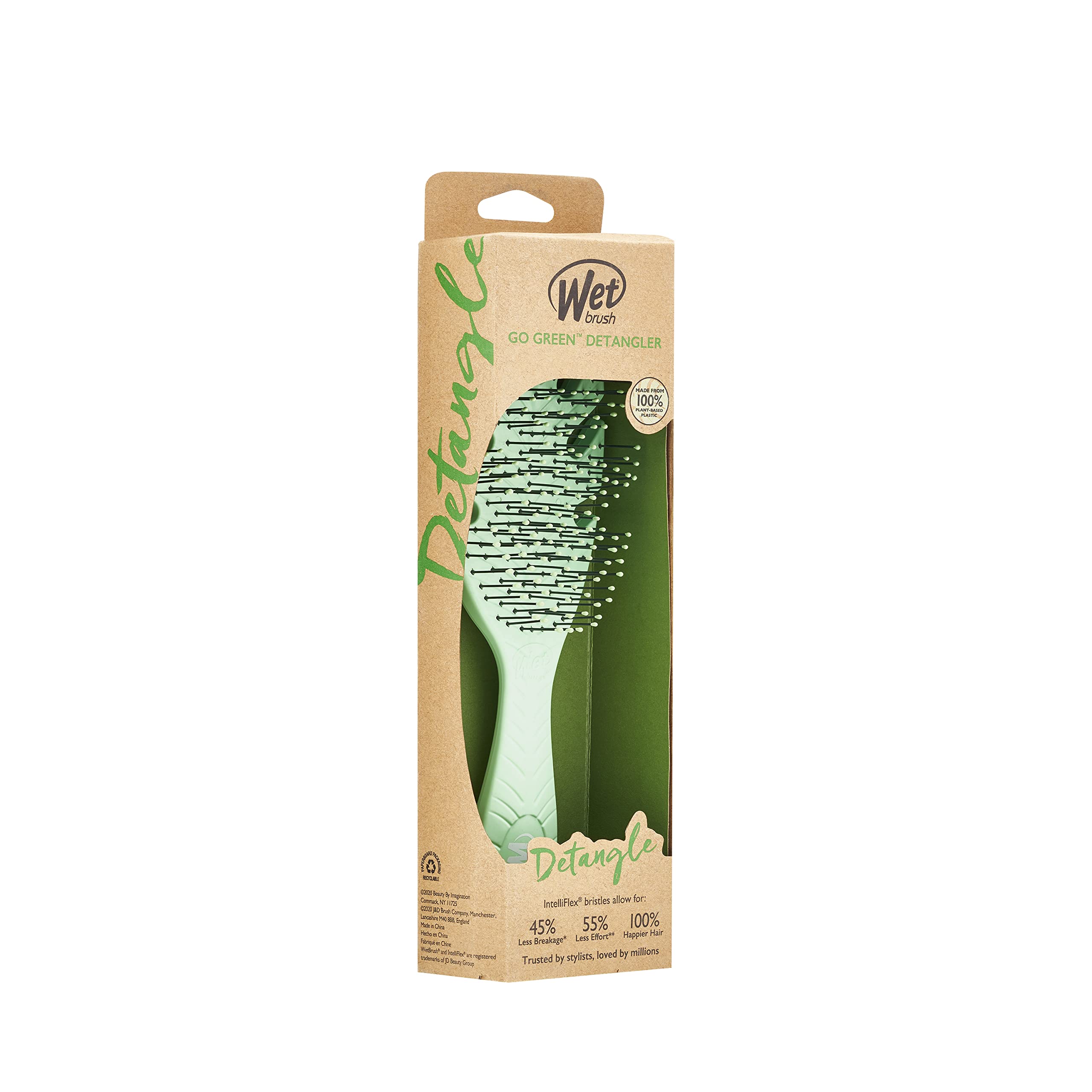 Foto 6 pulgar | Cepillo Desenredante De Cabello, Cepillo Húmedo Go Green, Cerdas Ultrasuaves - Venta Internacional.