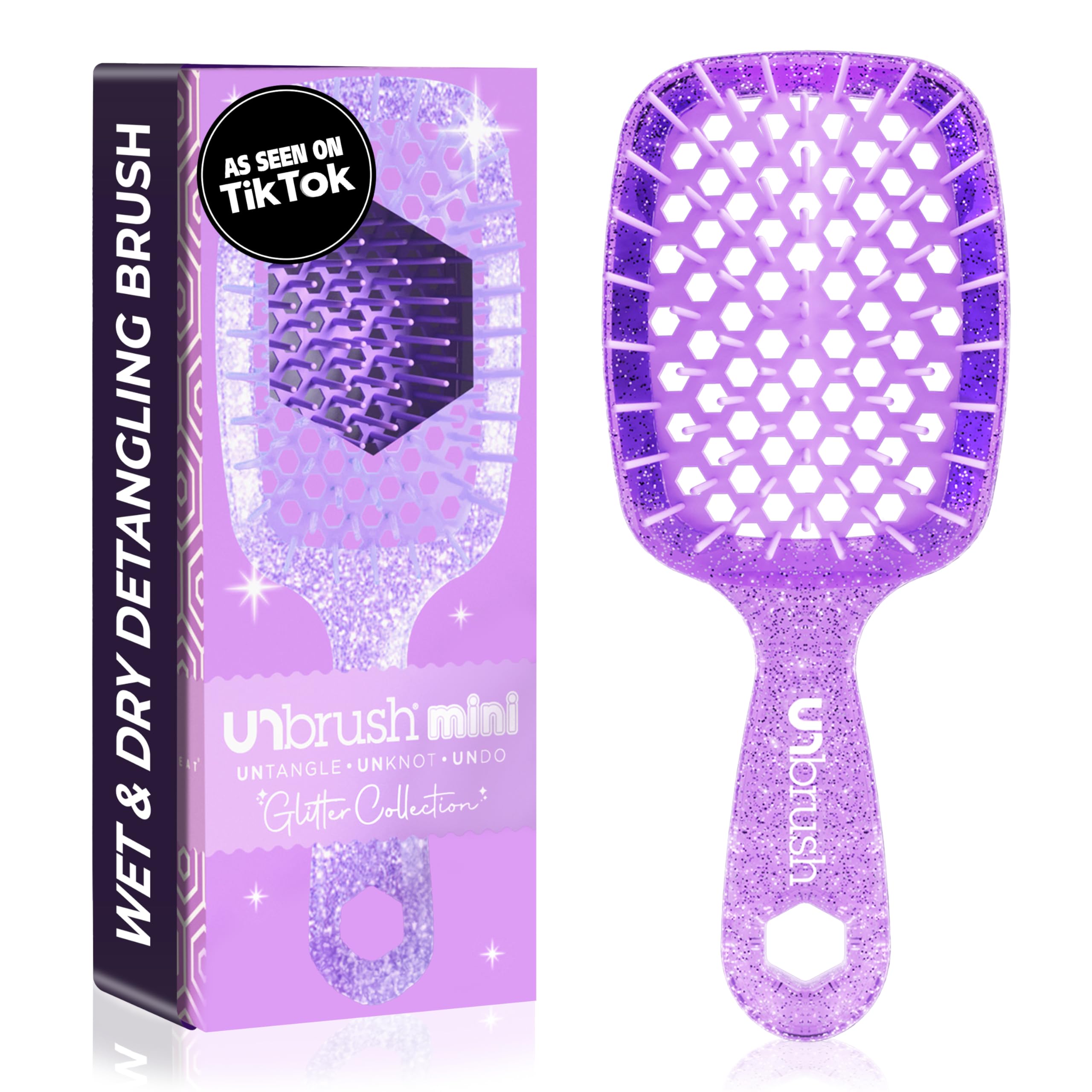 Foto 2 pulgar | Detangler Brush Fhi Heat Unbrush Mini Para Todo Tipo De Cabello - Venta Internacional.