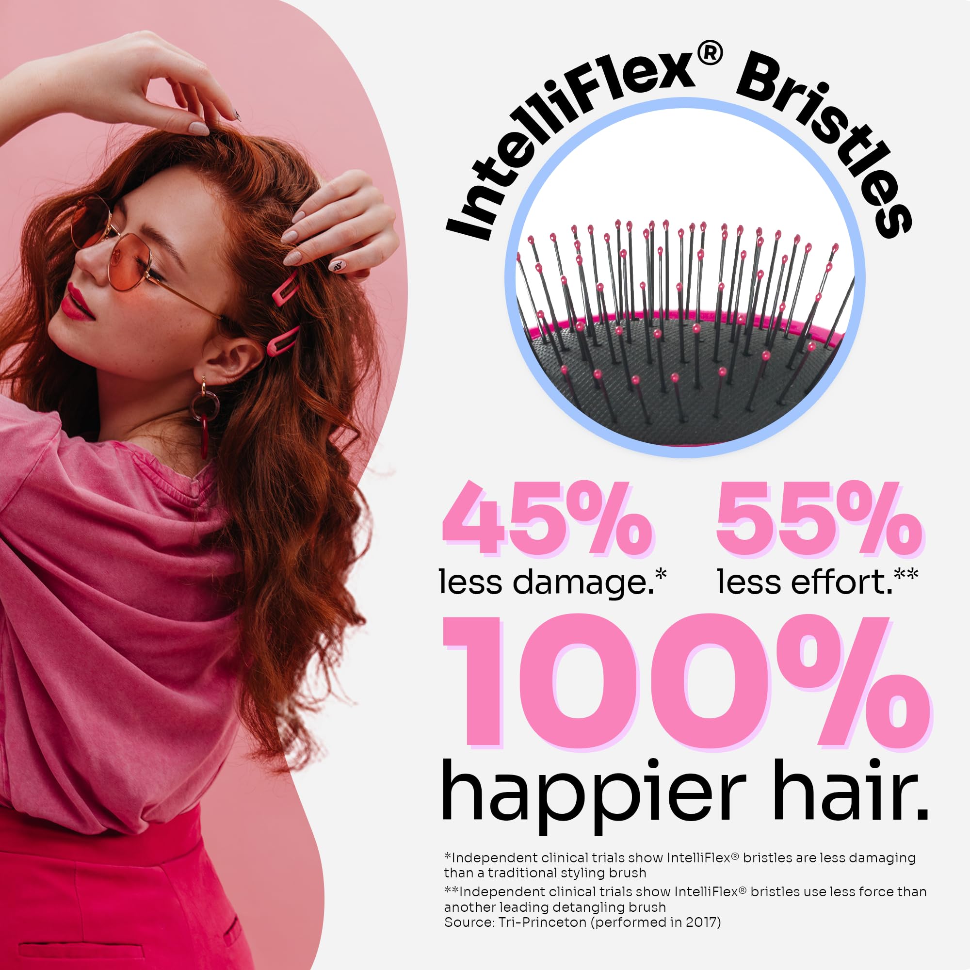 Foto 4 pulgar | Set De Cepillos Para El Cabello Wet Brush Detangling Original Y Mini Pink - Venta Internacional.