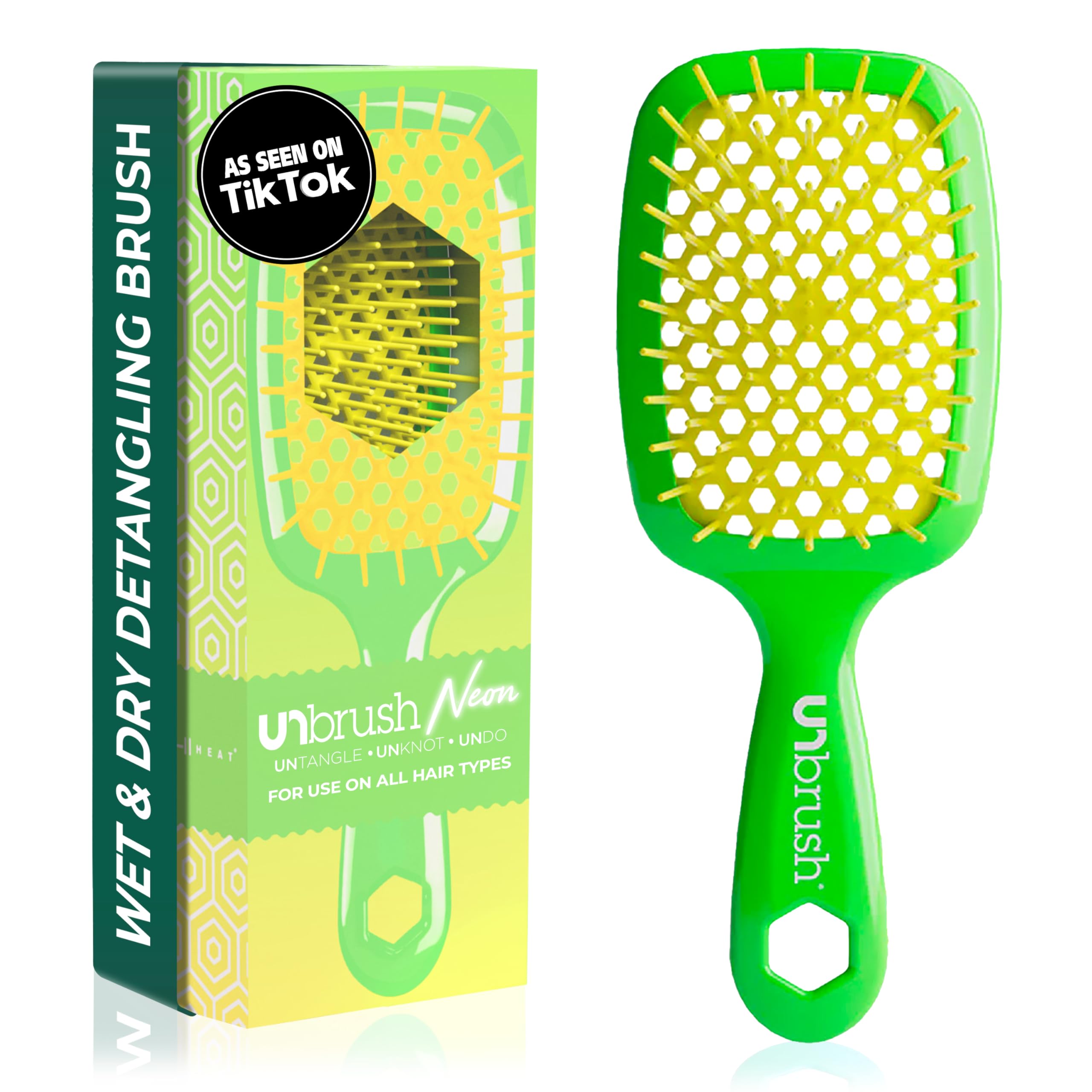Foto 2 pulgar | Cepillo Desenredante Fhi Heat Unbrush Para Todo El Cabello Húmedo O Seco - Venta Internacional.