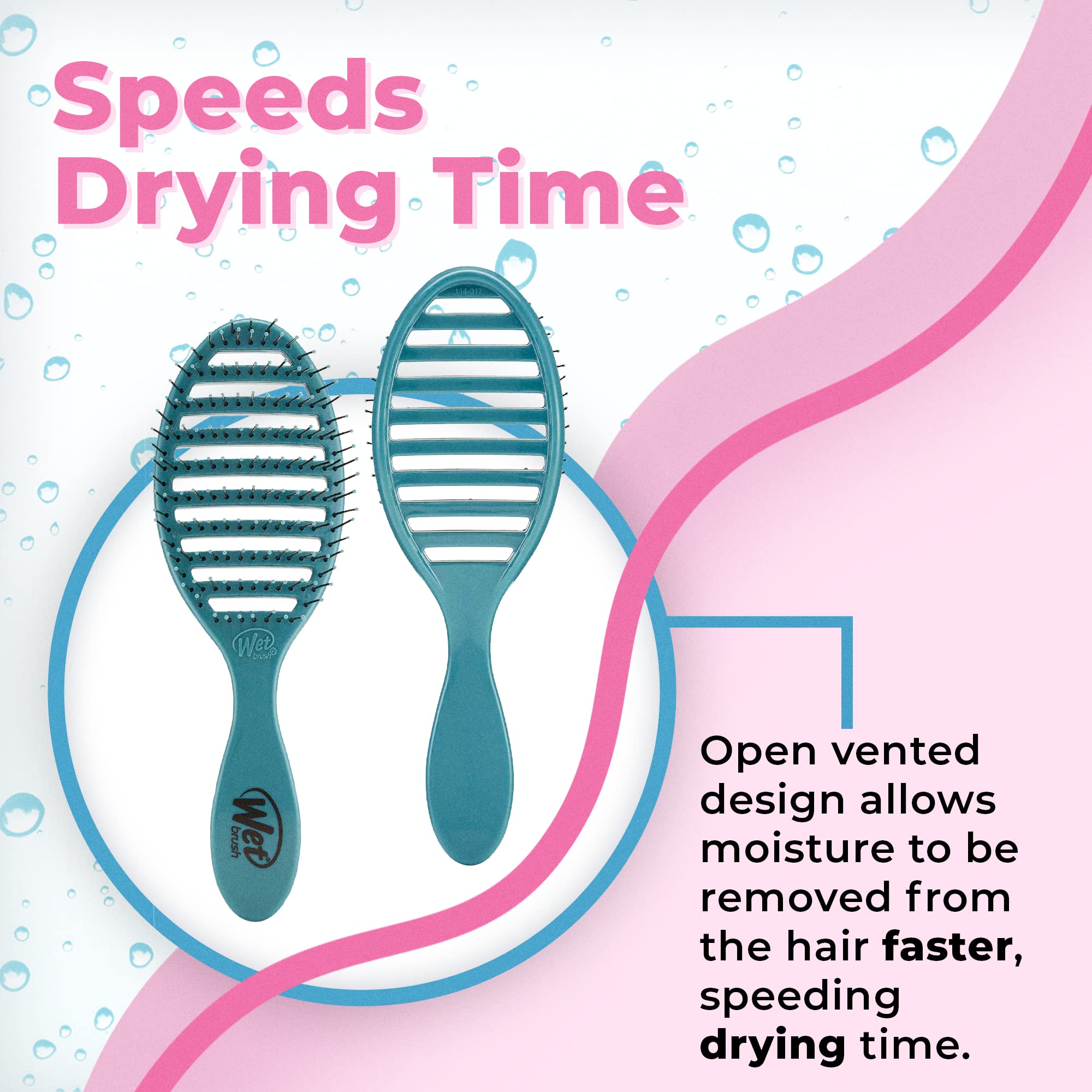 Foto 4 | Cepillo De Pelo Wet Brush Speed Dry Ocean Free Spirit - Venta Internacional.