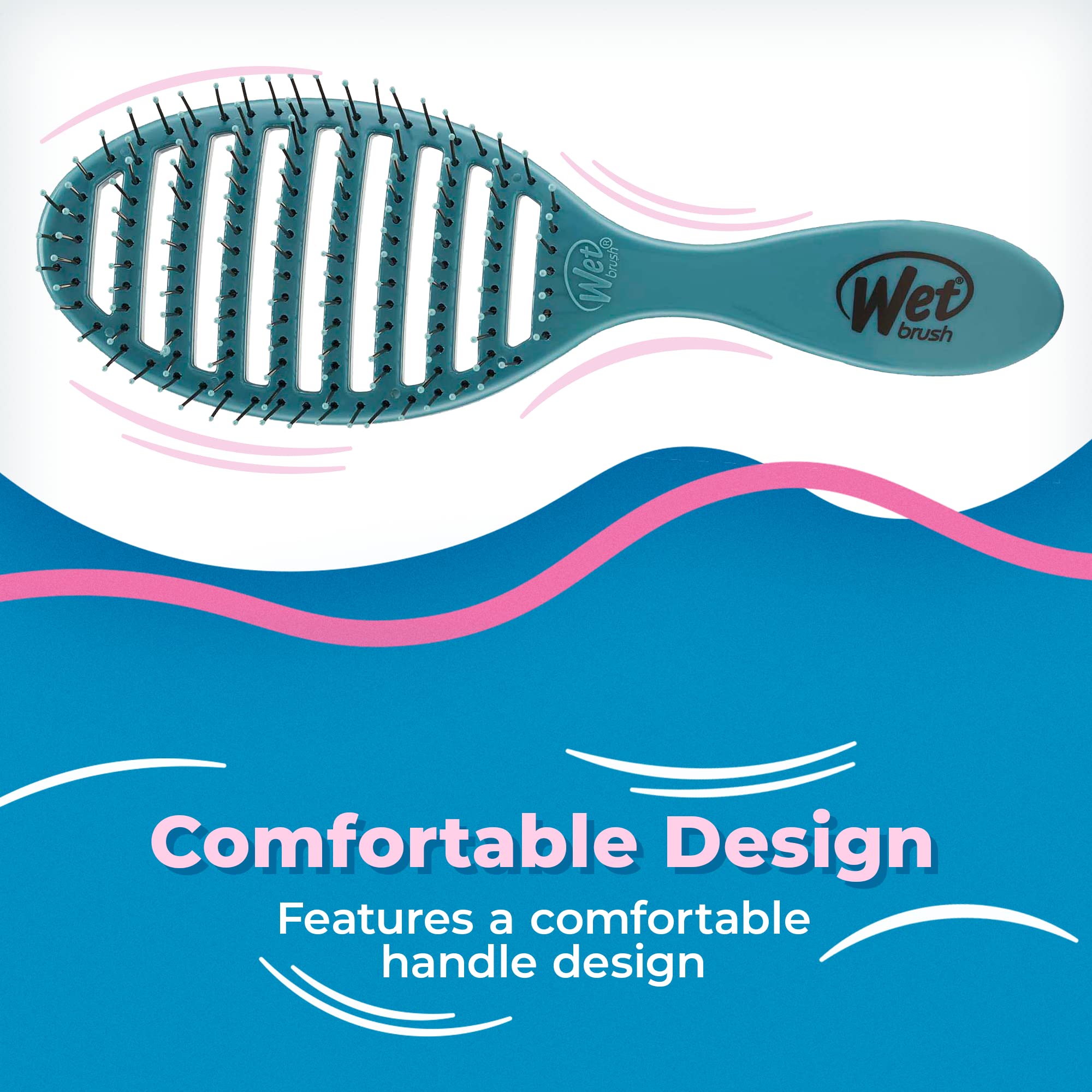 Foto 7 pulgar | Cepillo De Pelo Wet Brush Speed Dry Ocean Free Spirit - Venta Internacional.