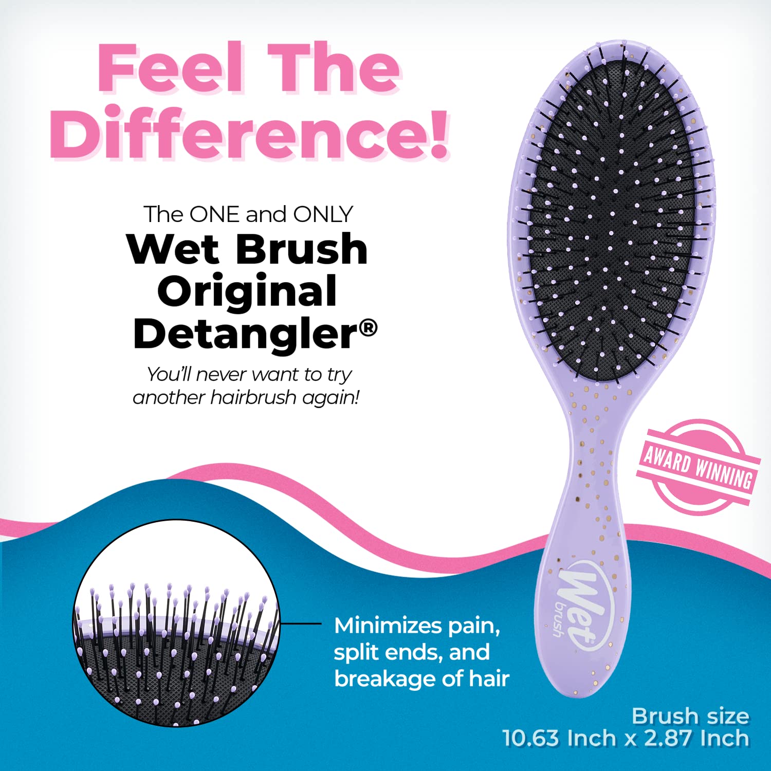 Foto 3 pulgar | Brush Wet Brush Original Detangler Ariel Princess Celebration - Venta Internacional.