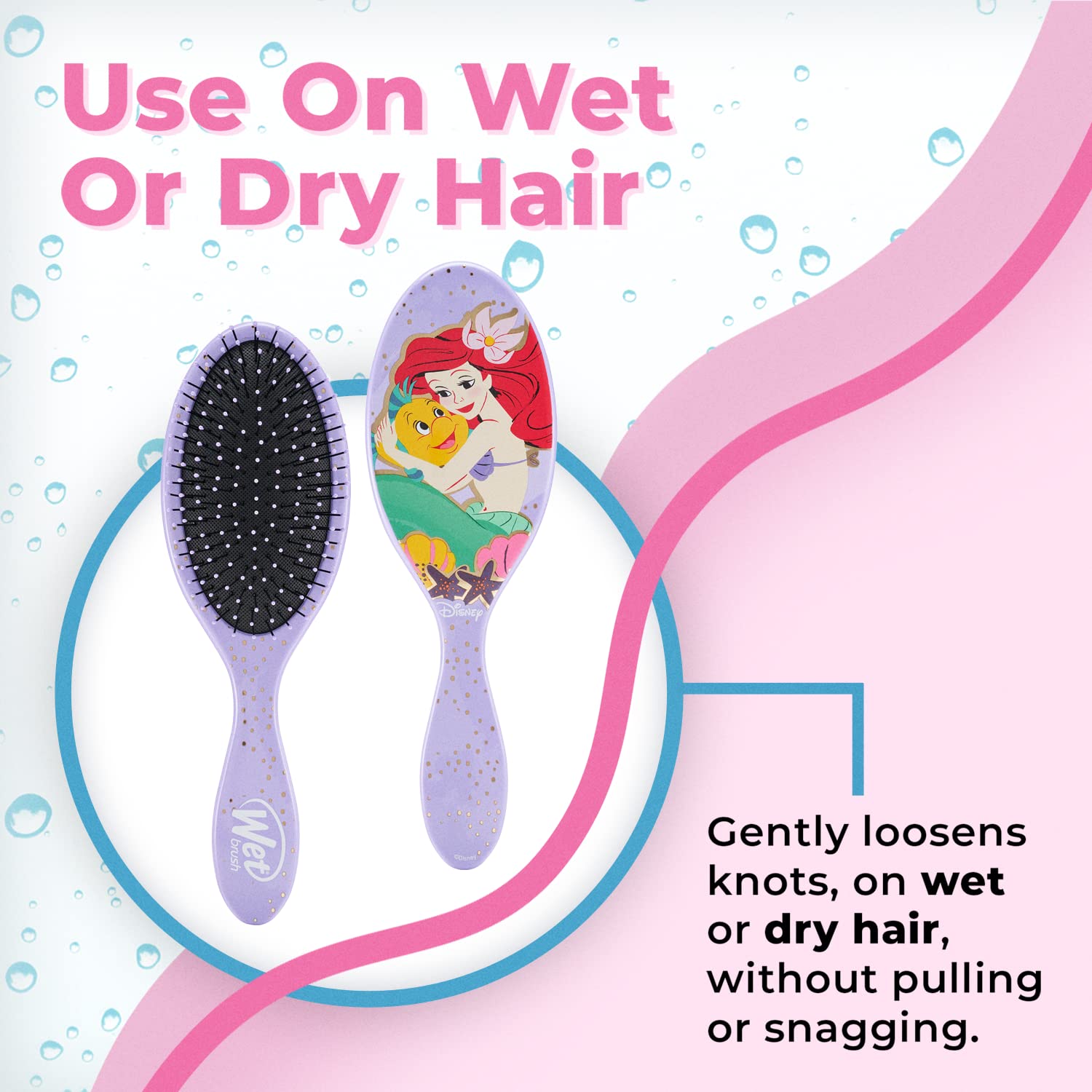 Foto 5 pulgar | Brush Wet Brush Original Detangler Ariel Princess Celebration - Venta Internacional.