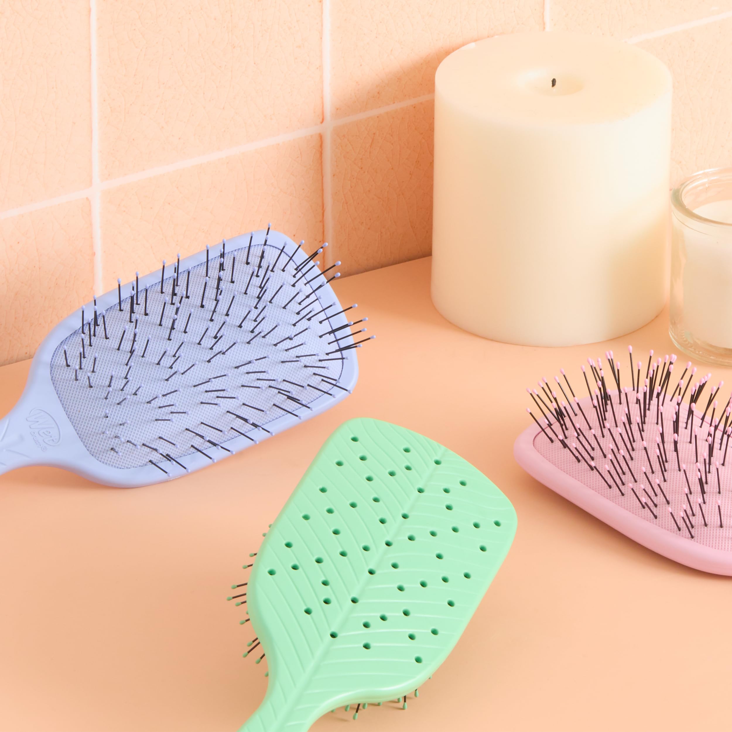 Foto 4 pulgar | Pincel Desenredante Wet Brush Go Green, Paleta De Pelo Grueso, Rosa - Venta Internacional.