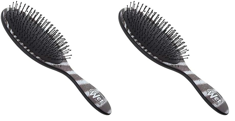 Brush Wet Brush Original Detangler Zebra Safari, Paquete De 2 - Venta Internacional.