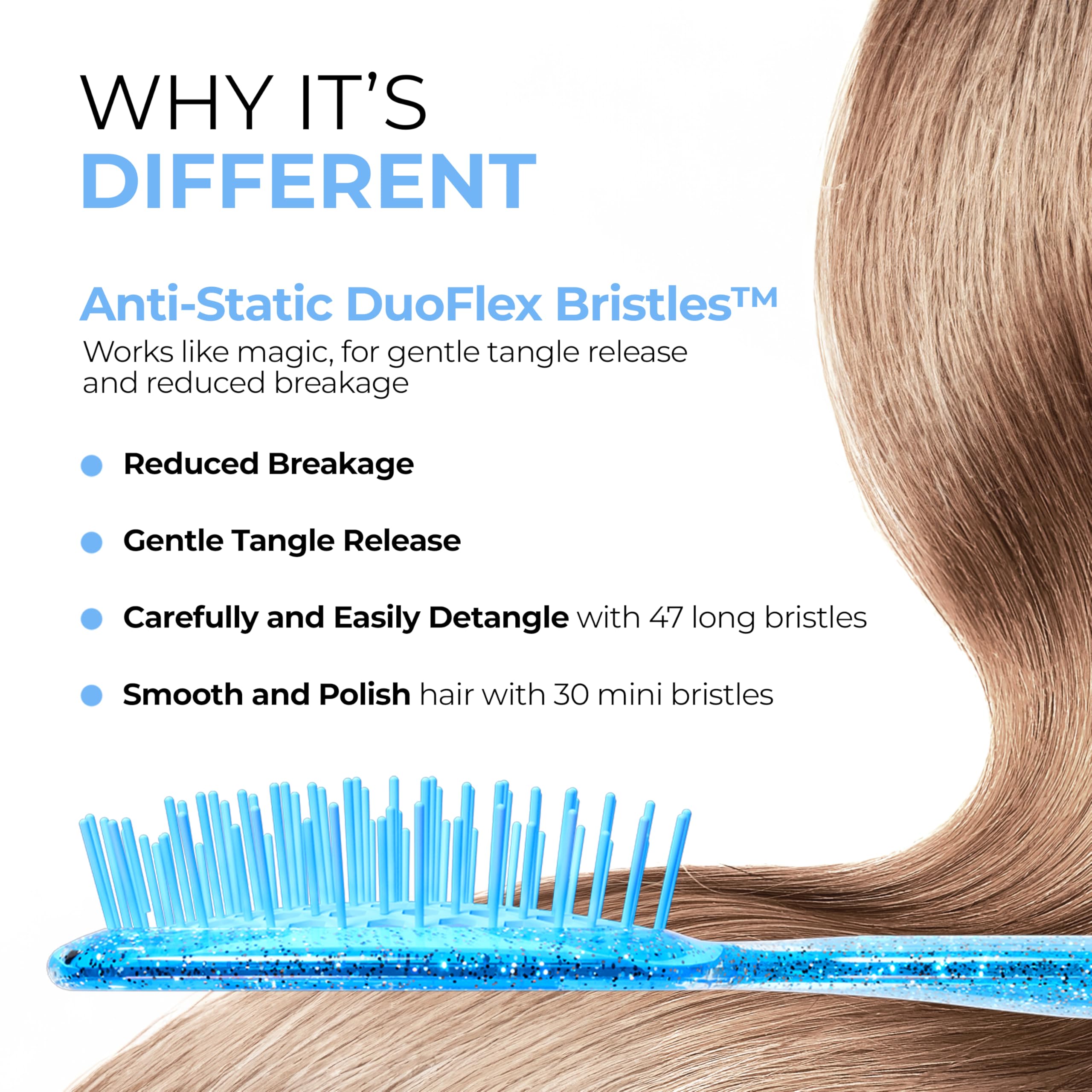 Foto 3 pulgar | Detangler Brush Fhi Heat Unbrush Mini Para Todo Tipo De Cabello - Venta Internacional.