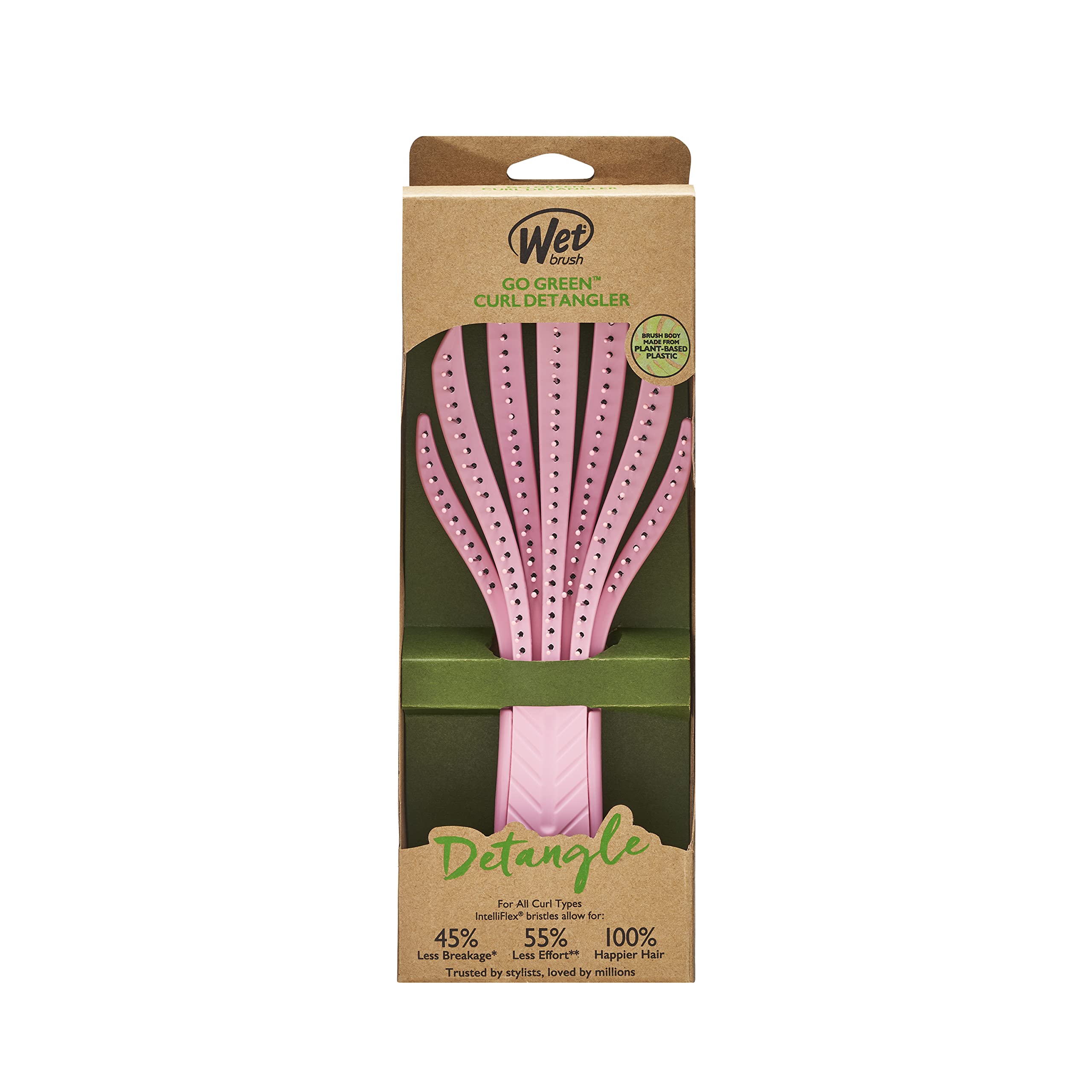 Foto 5 pulgar | Cepillo para Cabello Wet Brush Go Green Curl Detangler Rosa Pálido - Venta Internacional