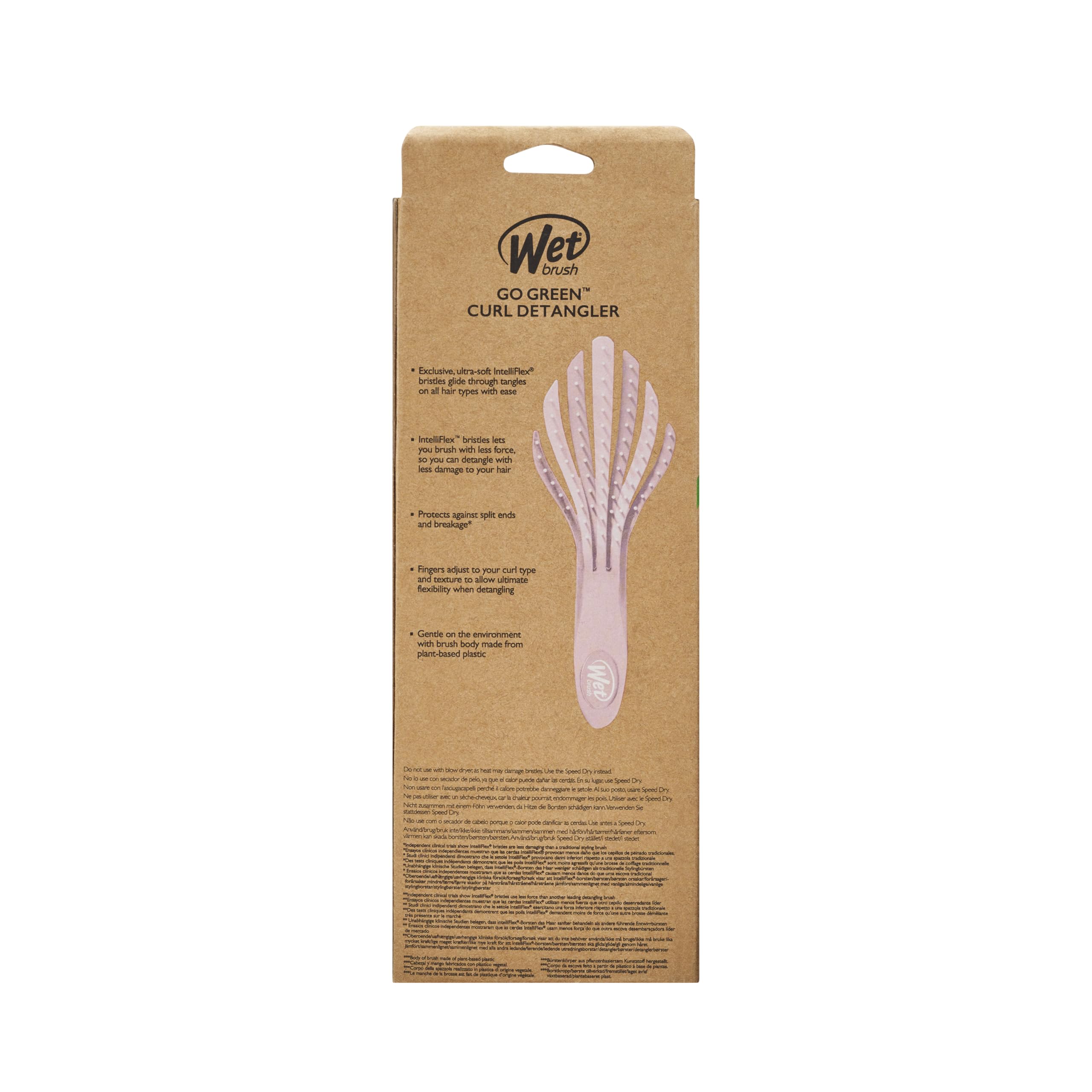 Foto 6 pulgar | Cepillo para Cabello Wet Brush Go Green Curl Detangler Rosa Pálido - Venta Internacional