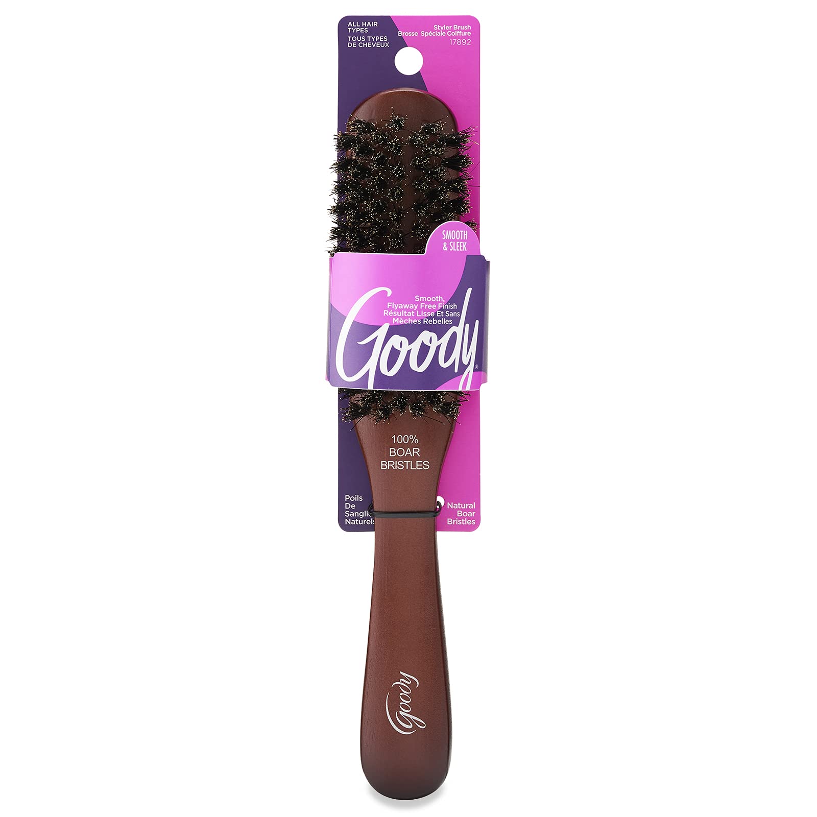 Cepillo De Pelo Goody Styling Essentials De Madera De Jabalí - Venta Internacional.