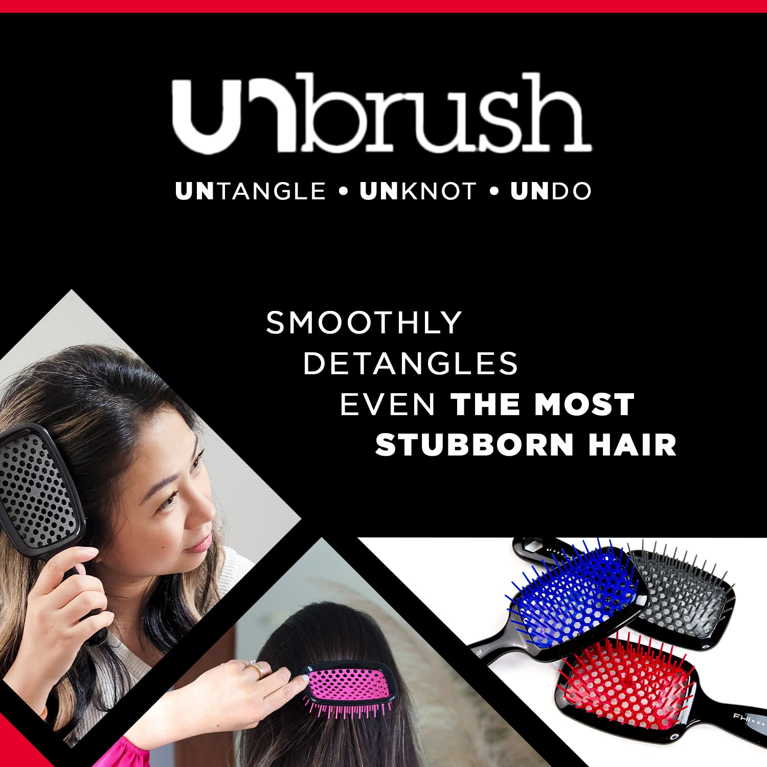 Foto 3 pulgar | Cepillo De Pelo Fhi Heat Unbrush Detangling Blue - Venta Internacional.