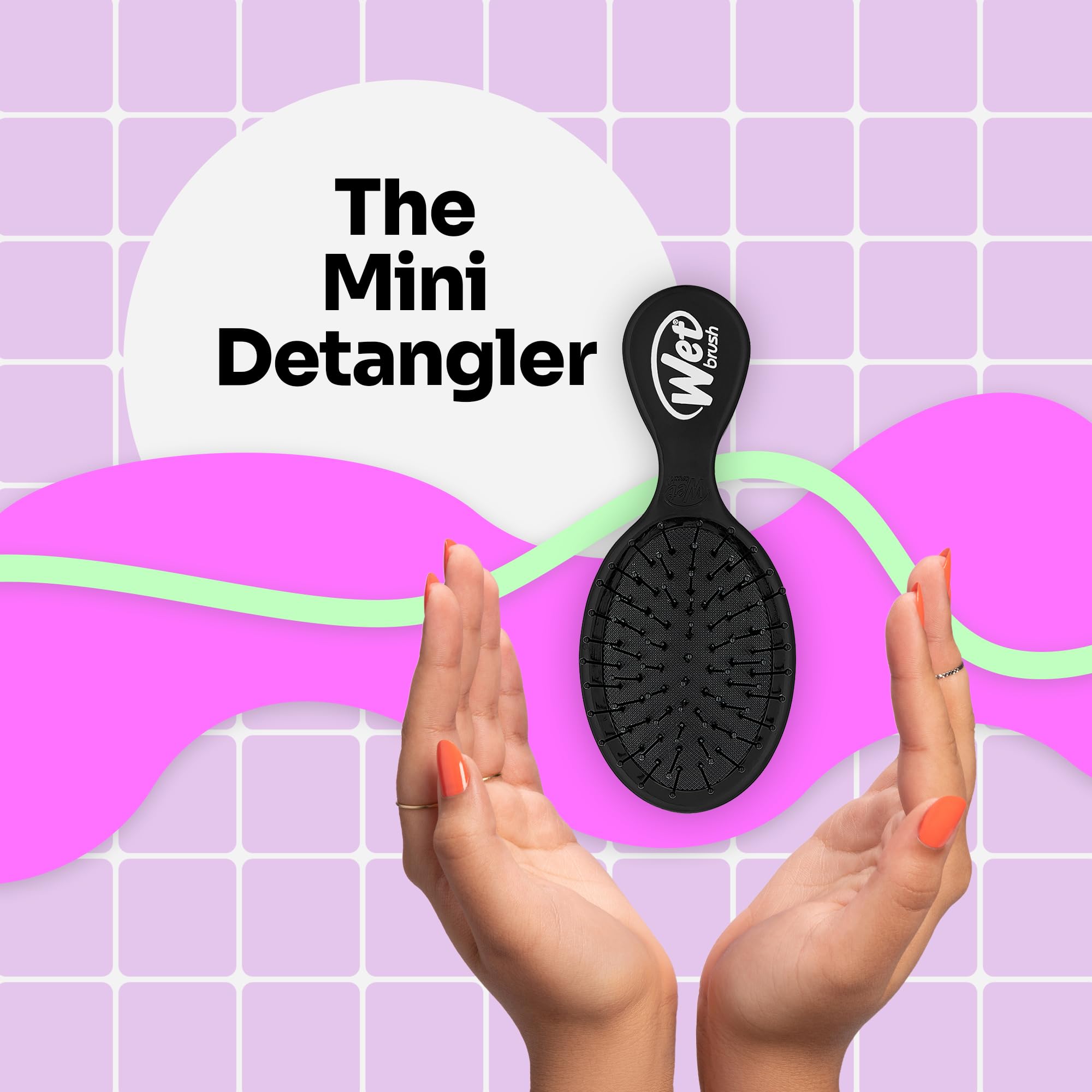 Foto 3 pulgar | Cepillo De Pelo Wet Brush Squirt Detangler Aqua Para Todo Tipo De Cabello - Venta Internacional.