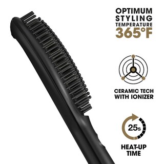 Foto 3 | Cepillo de Aire Caliente GHD Glide Professional Cerámica Negra - Venta Internacional