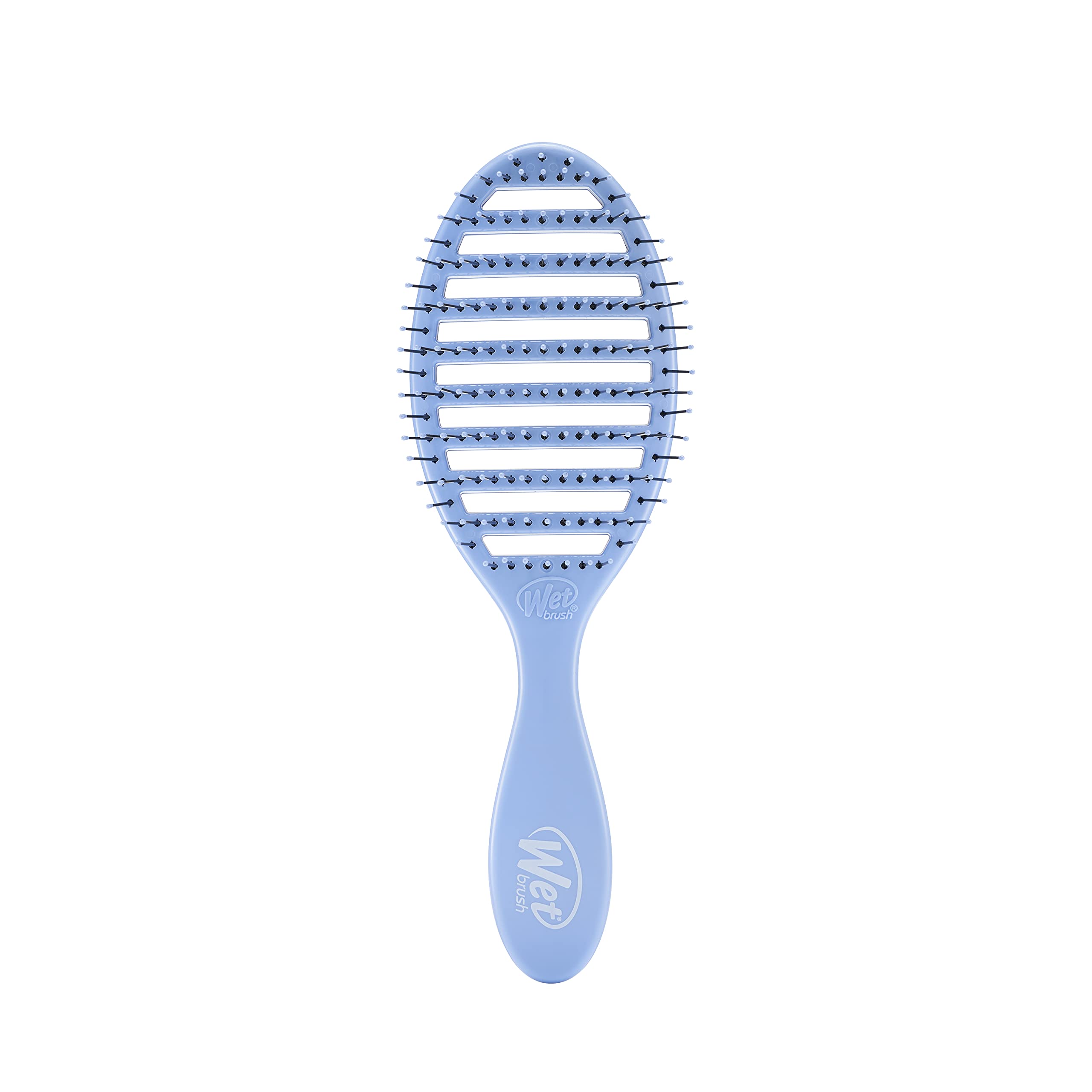 Cepillo Para Cabello, Cepillo Húmedo, Secado Rápido, Azul Cielo, Cerdas Heatflex - Venta Internacional.