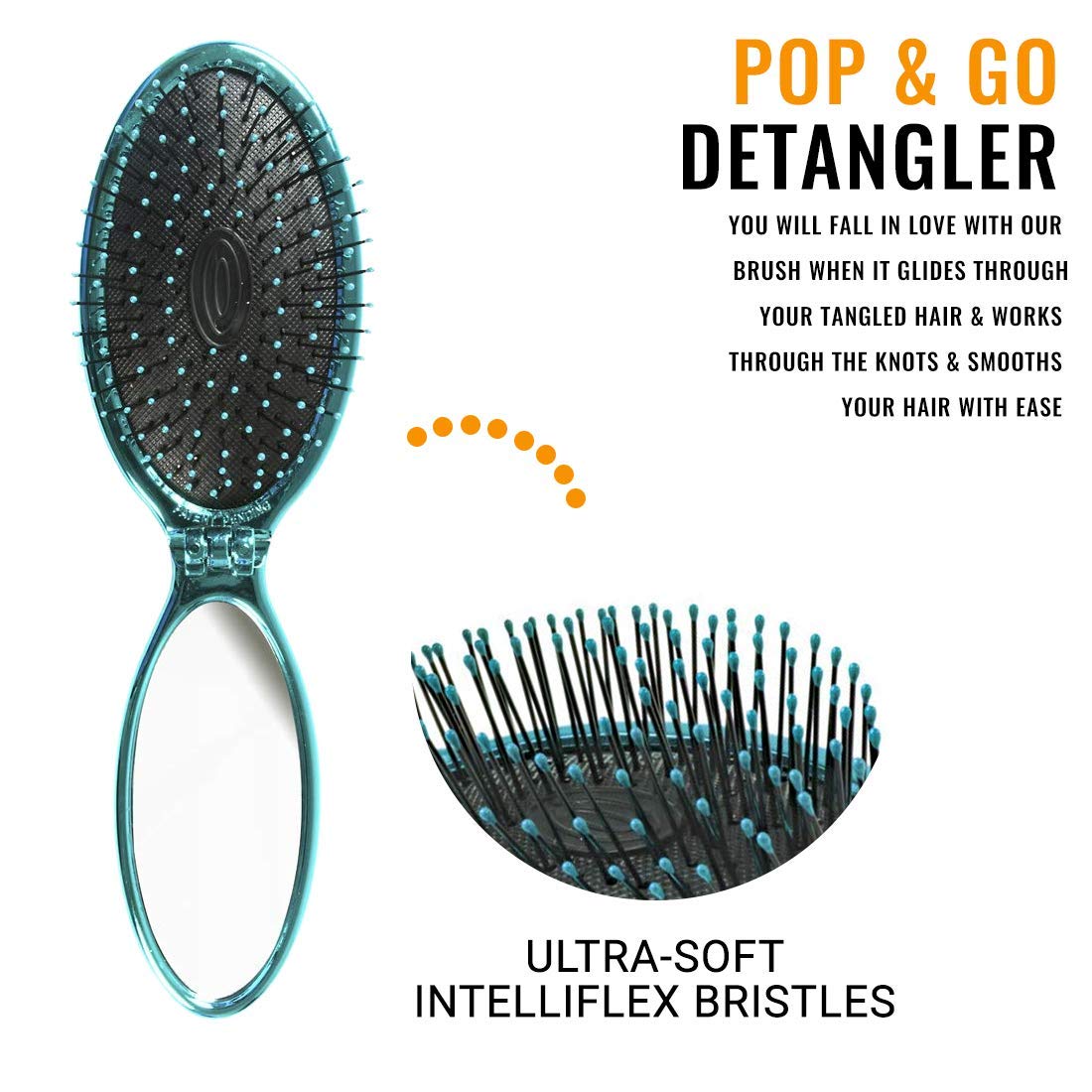 Foto 3 pulgar | Surtido De Cepillos Húmedos Detangler Pop Go Ultrasoft Intelliflex - Venta Internacional.