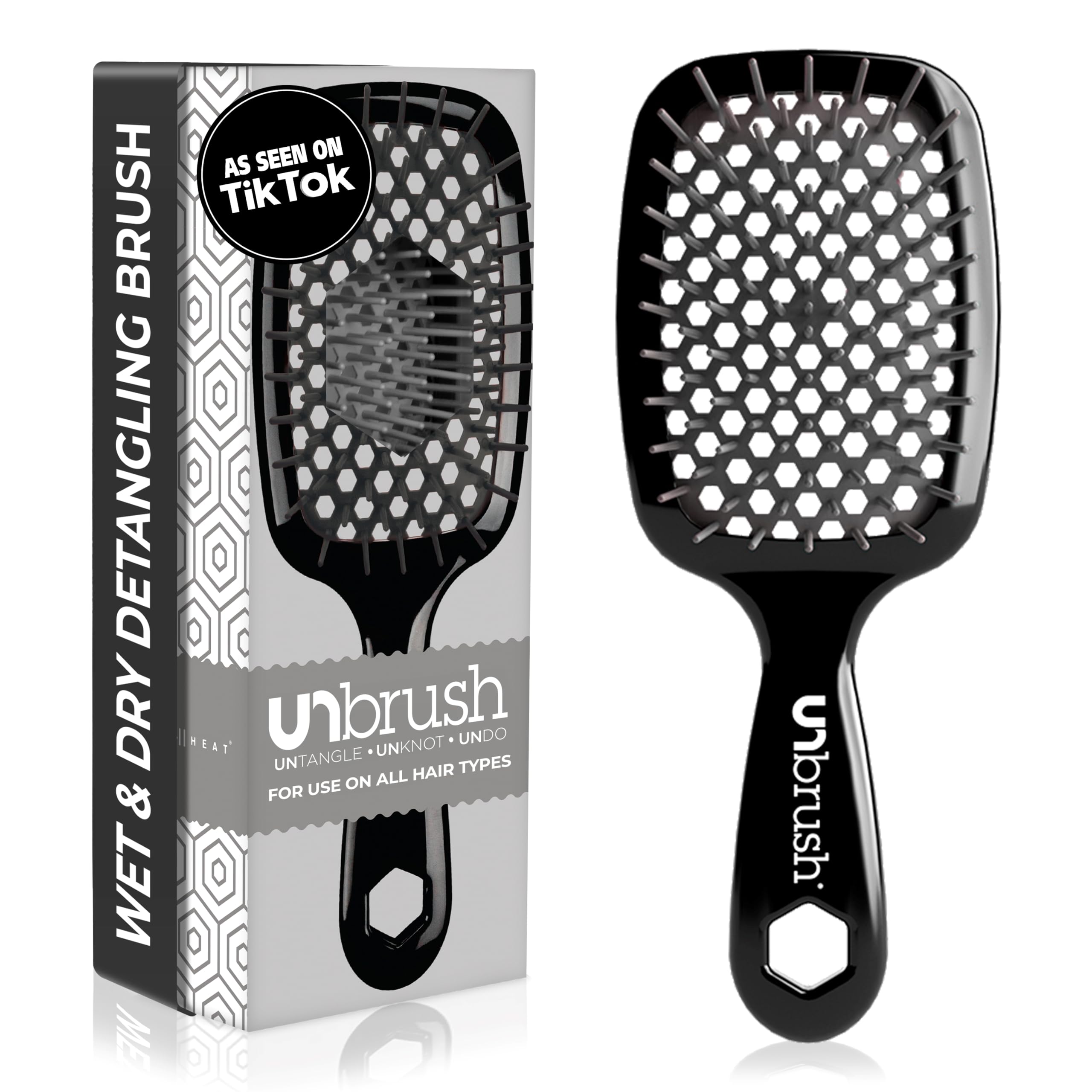 Foto 2 pulgar | Cepillo Desenredante Fhi Heat Unbrush, Sin Dolor, Cabello Húmedo Y Seco, Gris - Venta Internacional.