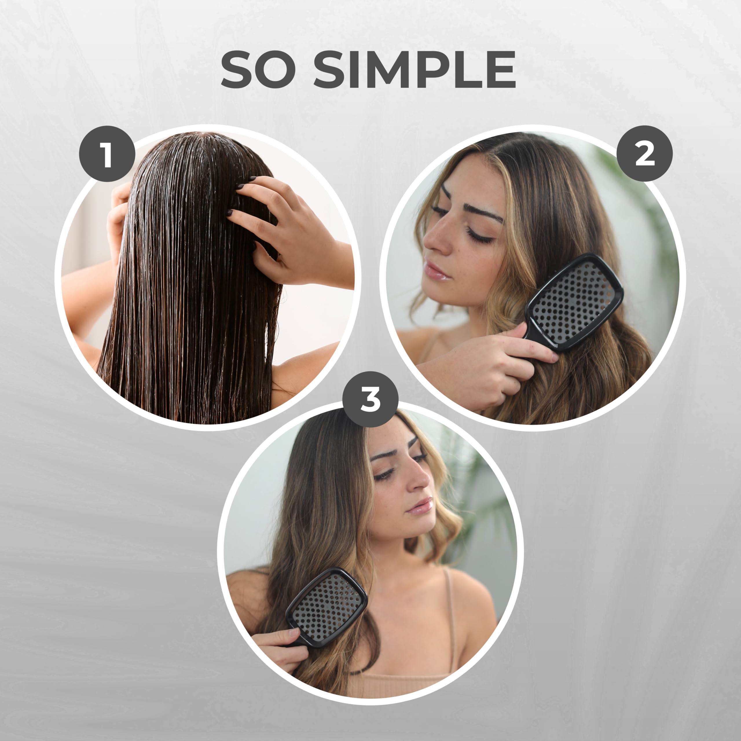 Foto 6 | Cepillo Desenredante Fhi Heat Unbrush, Sin Dolor, Cabello Húmedo Y Seco, Gris - Venta Internacional.