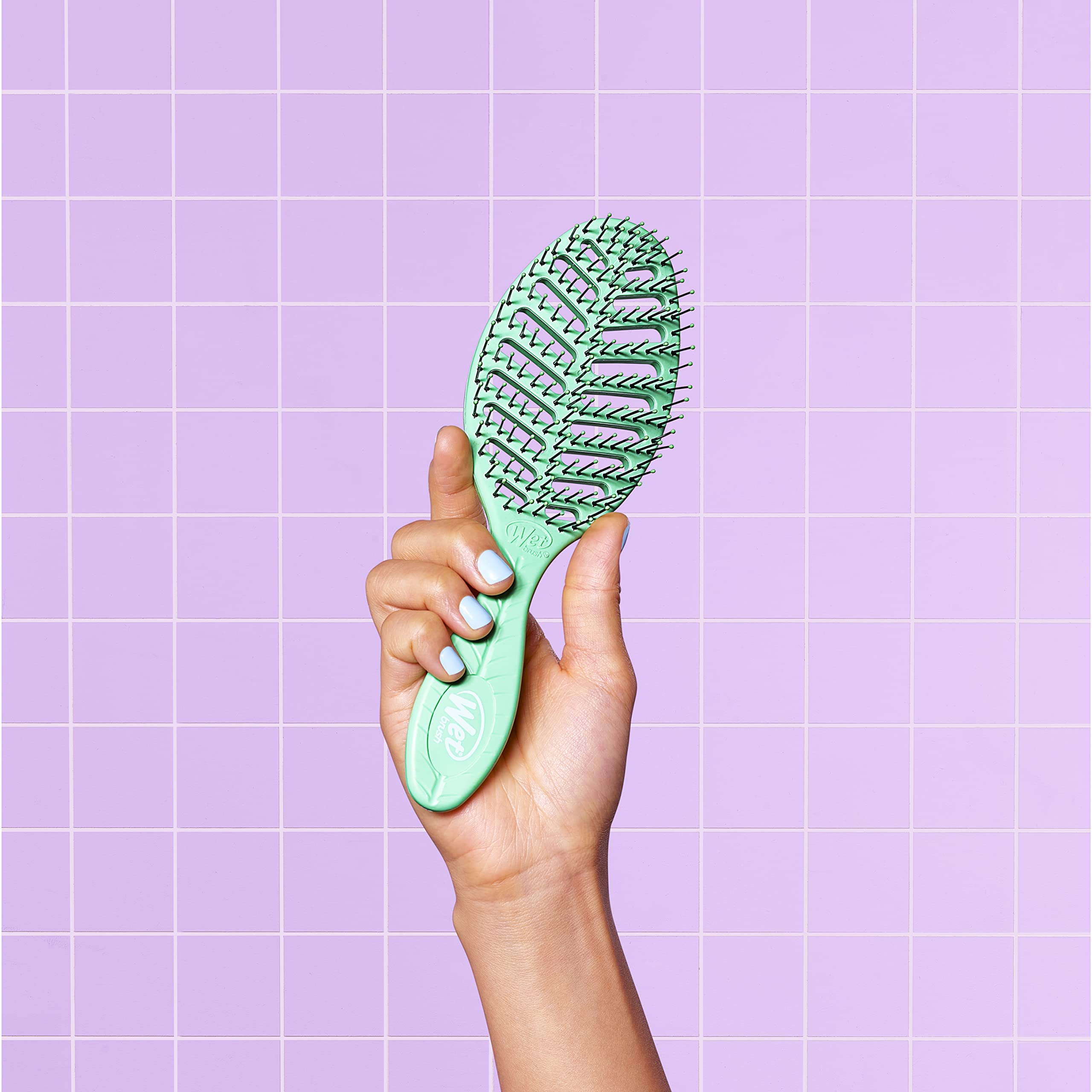 Foto 8 pulgar | Cepillo Para El Cabello Wet Brush Go Green Speed Dry Vented Green, Verde - Venta Internacional.