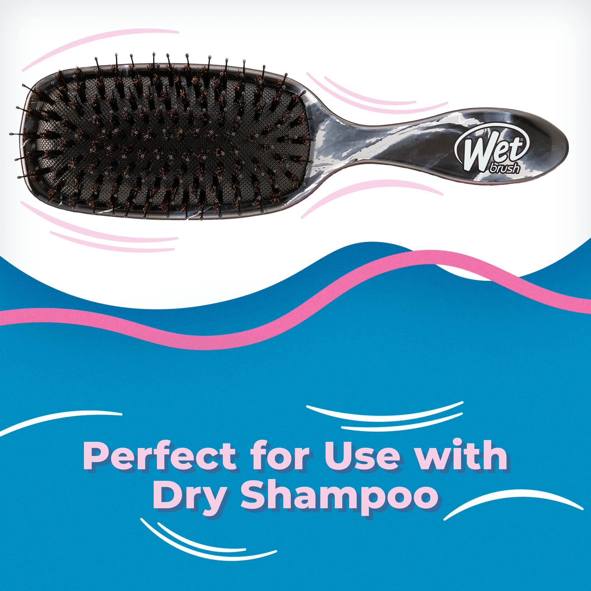 Foto 7 pulgar | Paddle Brush Wet Brush Shine Enhancer Mármol Onyx - Venta Internacional.