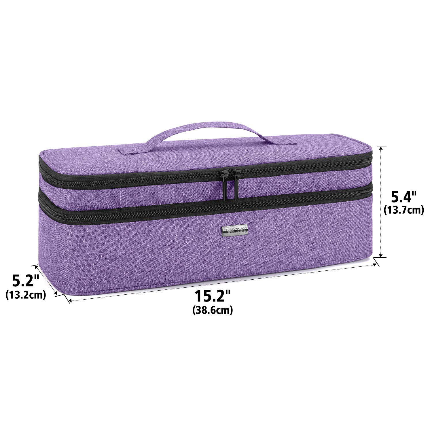 Foto 7 pulgar | Bolsa De Viaje Compatible Con Teamoy Revlon One-step, Color Morado - Venta Internacional.