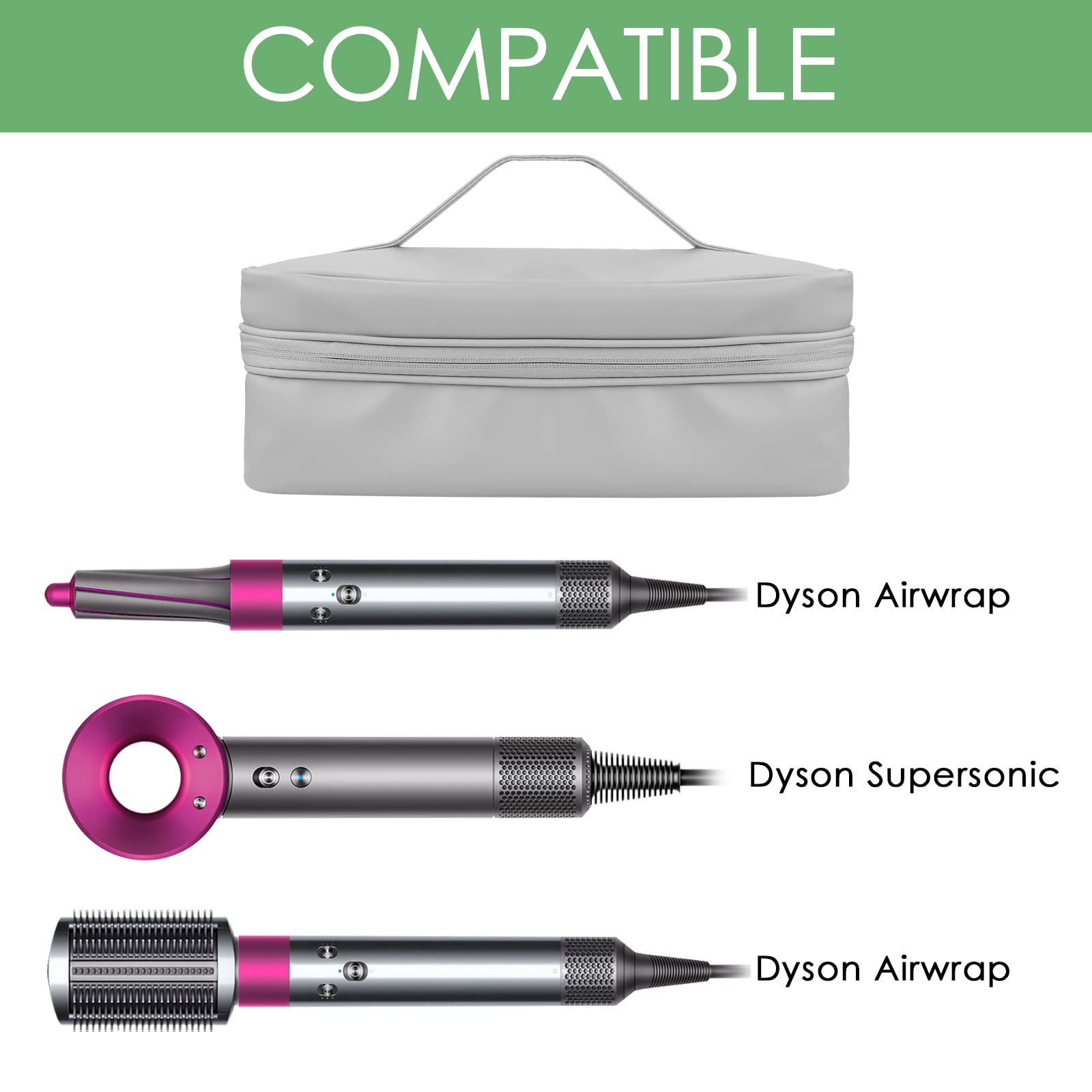 Foto 5 pulgar | Funda De Viaje Compatible Con Linkidea Dyson Airwrap Styler - Venta Internacional.