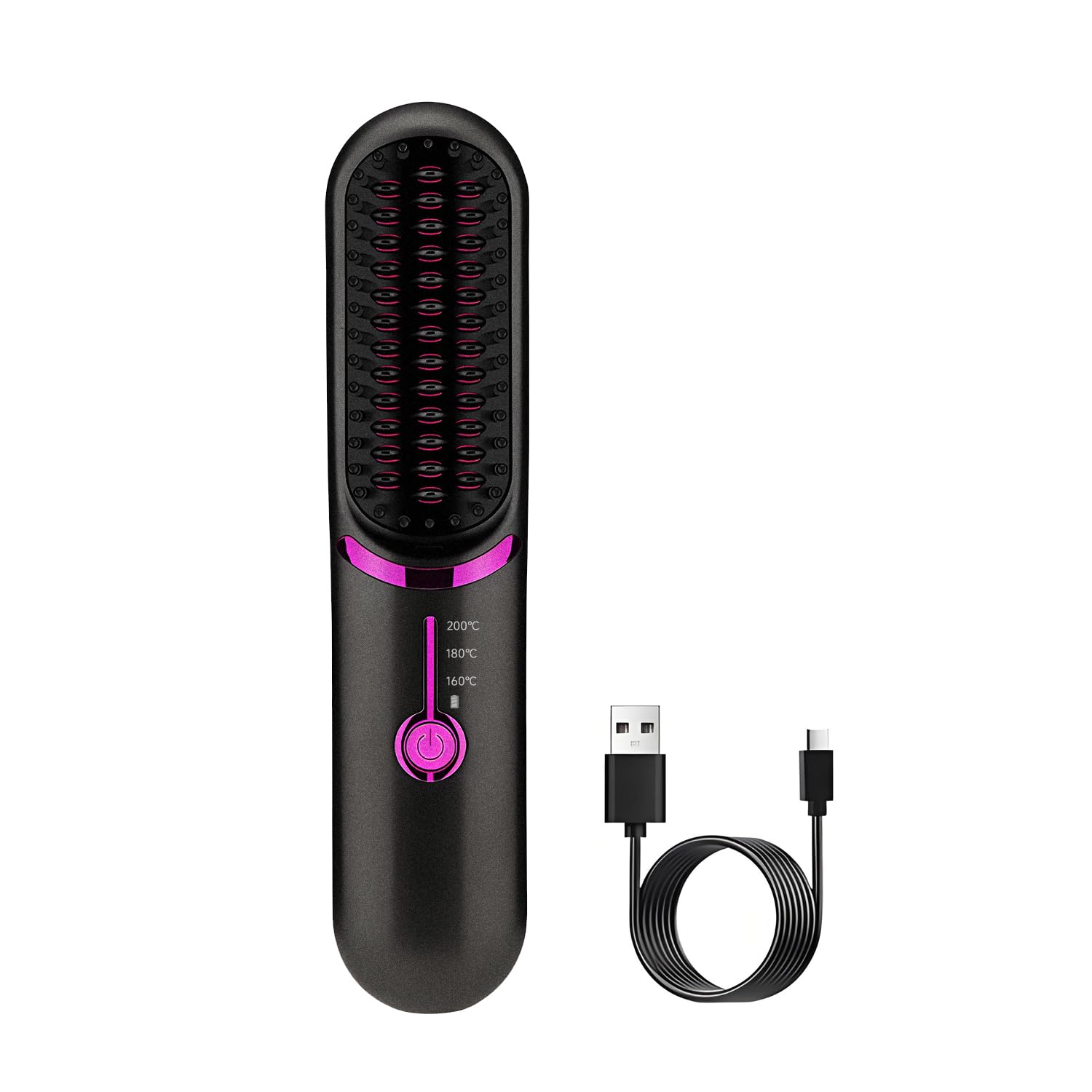Foto 2 pulgar | Cepillo Alisador de Pelo Qumox Inalámbrico - Venta Internacional