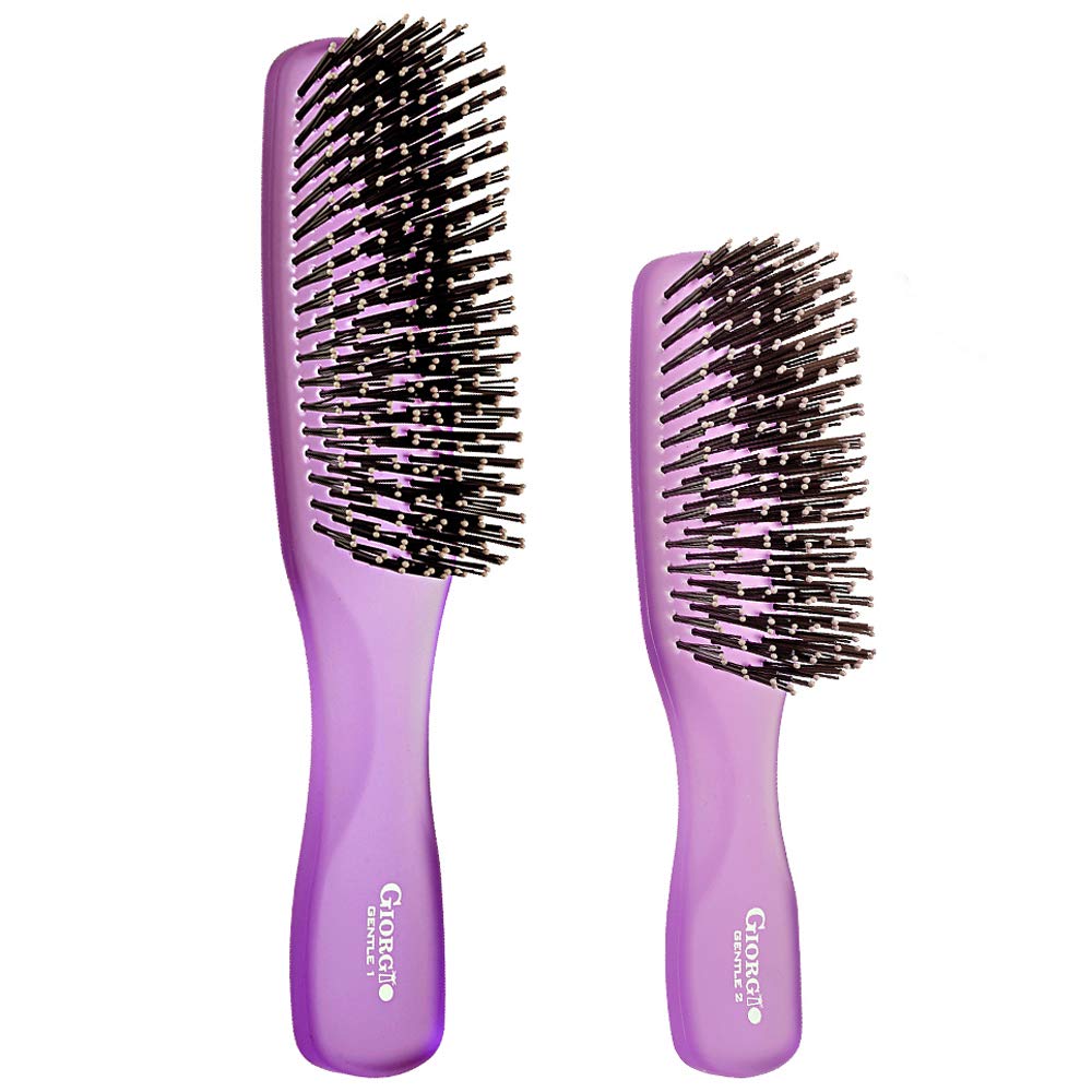 Foto 2 pulgar | Cepillo De Pelo Giorgio Gion1-2pp, Color Morado Neón, Juego De 2 Para Hombres/mujeres - Venta Internacional.