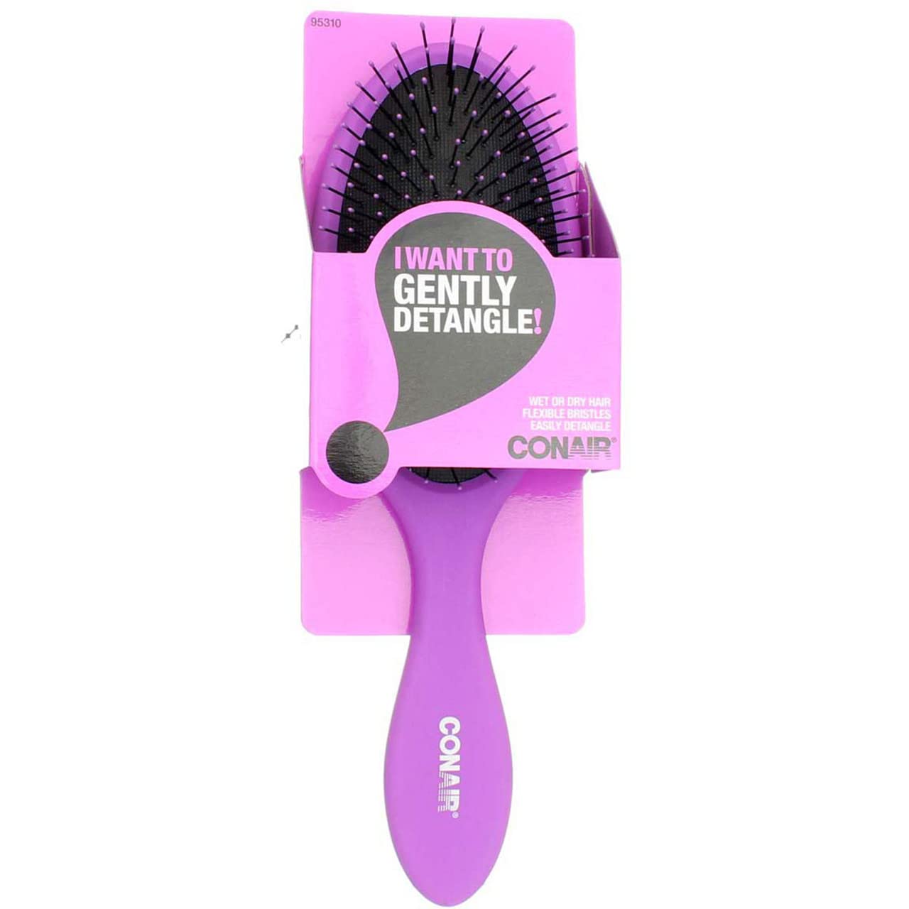 Foto 2 pulgar | Cojín Desenredante Brush Conair 95310 9.5 Para Cabello Húmedo O Seco - Venta Internacional.