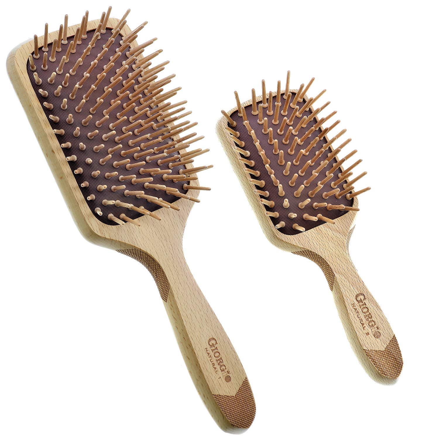 Juego De Cerdas De Madera Ecológico Hairbrush Giorgio - Venta Internacional.