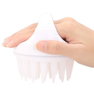 Foto 4 | Cepillo De Champú Btyms De Silicona Para El Cuero Cabelludo, Color Morado Y Blanco - Venta Internacional.