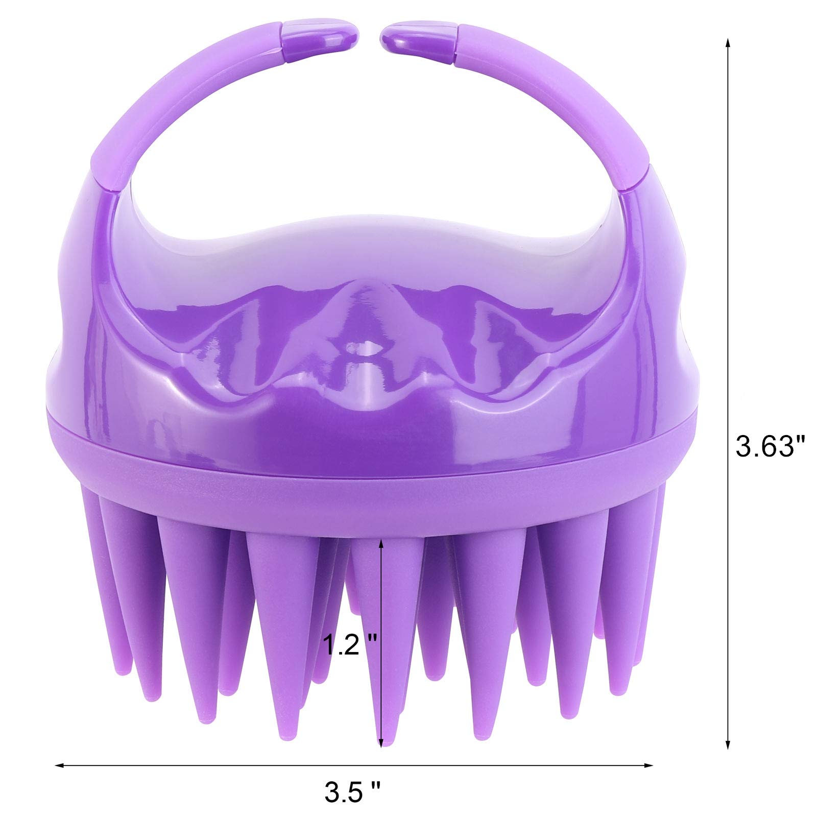 Foto 3 pulgar | Cepillo De Champú Btyms De Silicona Extralargo Para El Cuero Cabelludo - Venta Internacional.