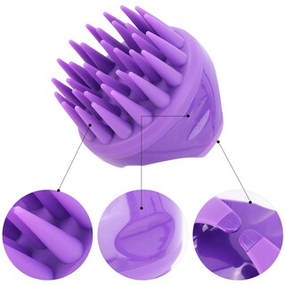 Foto 3 | Cepillo De Champú Btyms De Silicona Extralargo Para El Cuero Cabelludo - Venta Internacional.