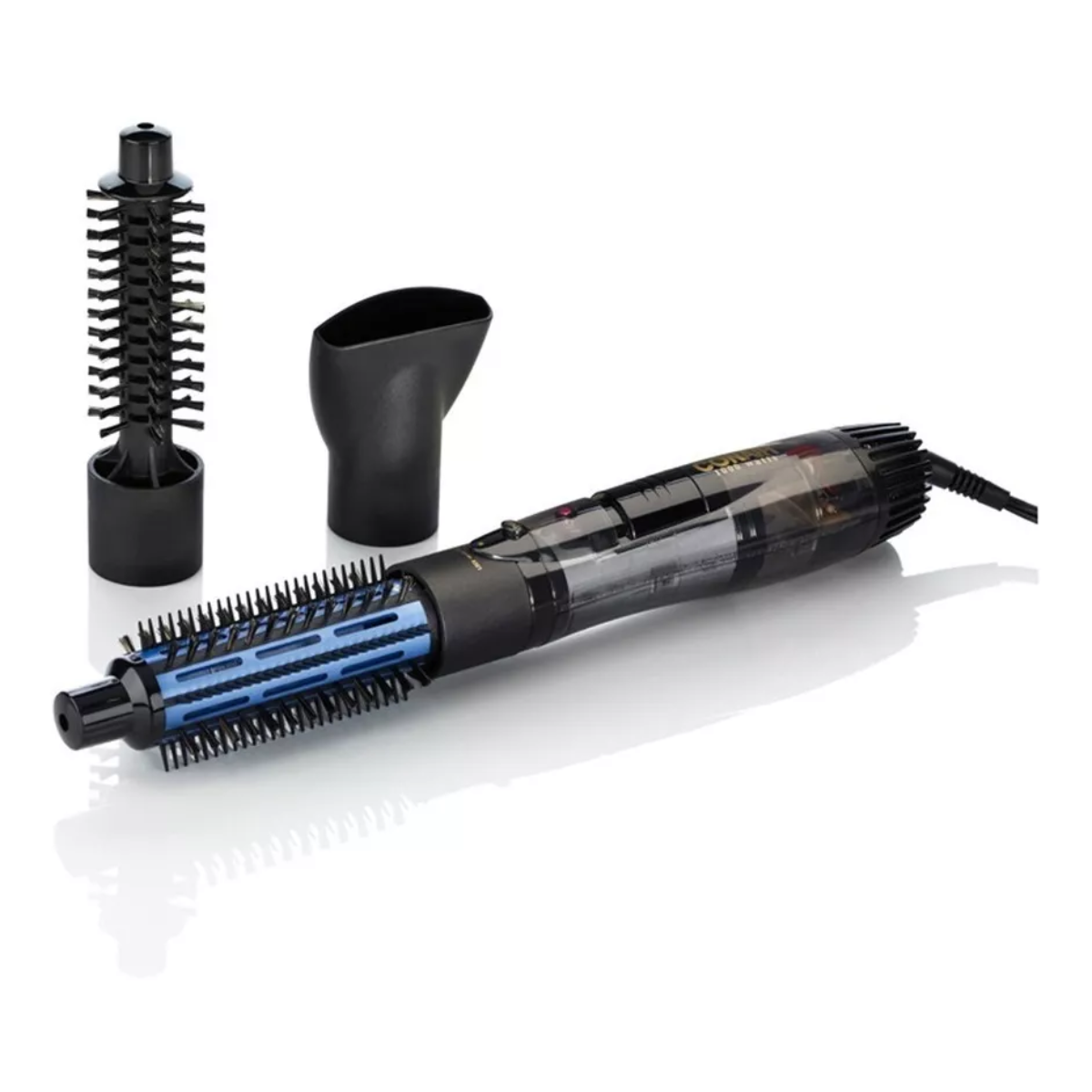 Cepillo Conair Bc171es Voluminizador 1 1/2'', 3 En 1 Negro Con Turquesa