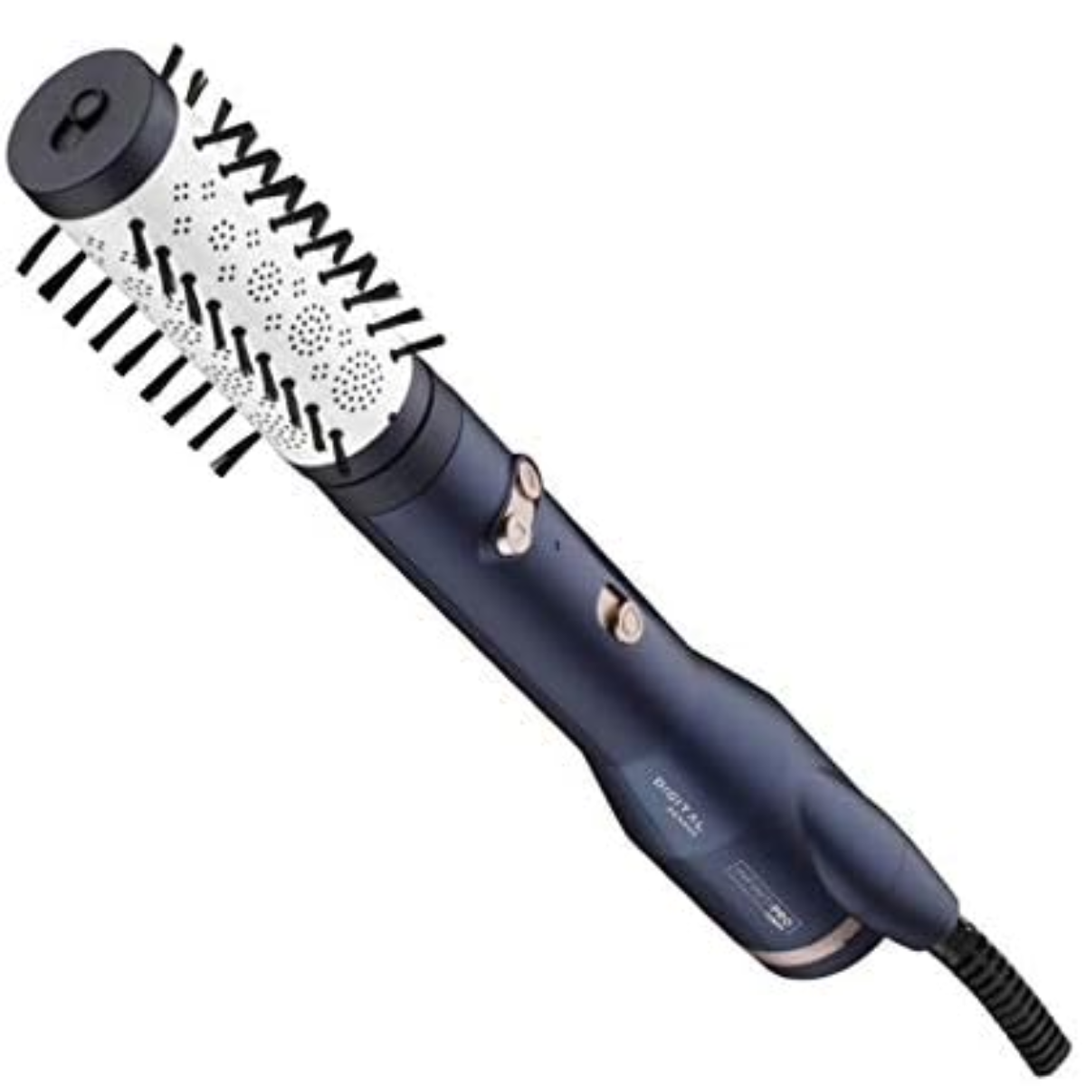 Foto 5 pulgar | Cepillo Conair Bc300es Infiniti Pro Con Sensor Digital, Cable Giratorio Azul Marino Con Blanco