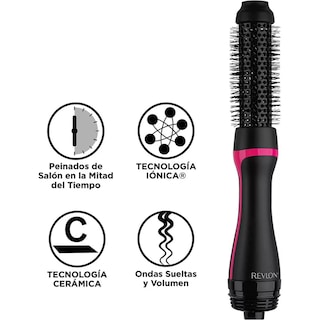 Foto 2 | Cepillo Revlon Rvdr5222la1n3 Secador Y Voluminizador Negro