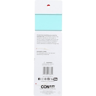 Foto 5 | Peine De Ducha Conair, 1 Paquete De Cepillos Para Cabello Húmedo Y Seco - Venta Internacional.