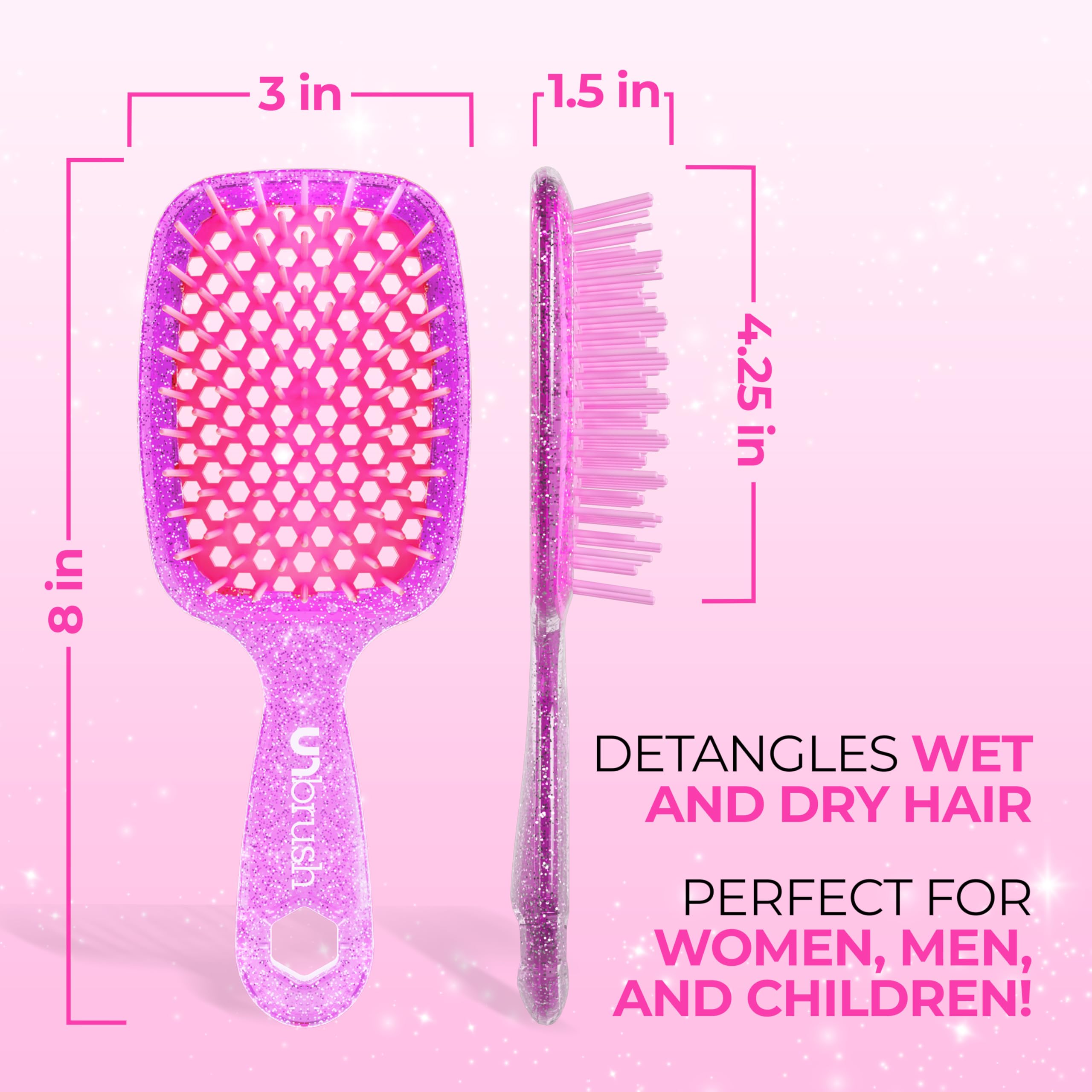 Foto 4 | Cepillo Desenredante Fhi Heat Unbrush Para Todo El Cabello Húmedo O Seco - Venta Internacional.