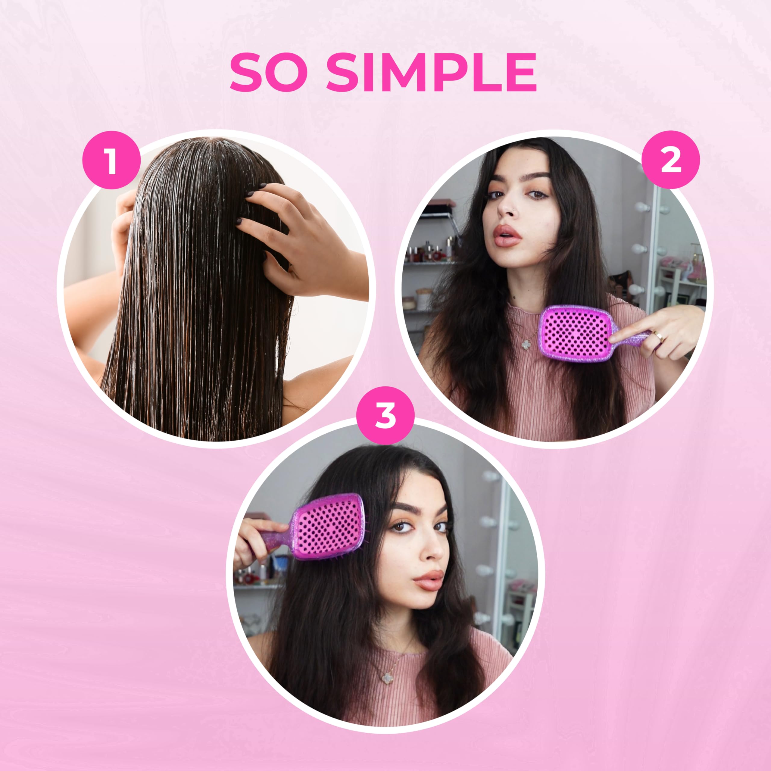 Foto 7 | Cepillo Desenredante Fhi Heat Unbrush Para Todo El Cabello Húmedo O Seco - Venta Internacional.