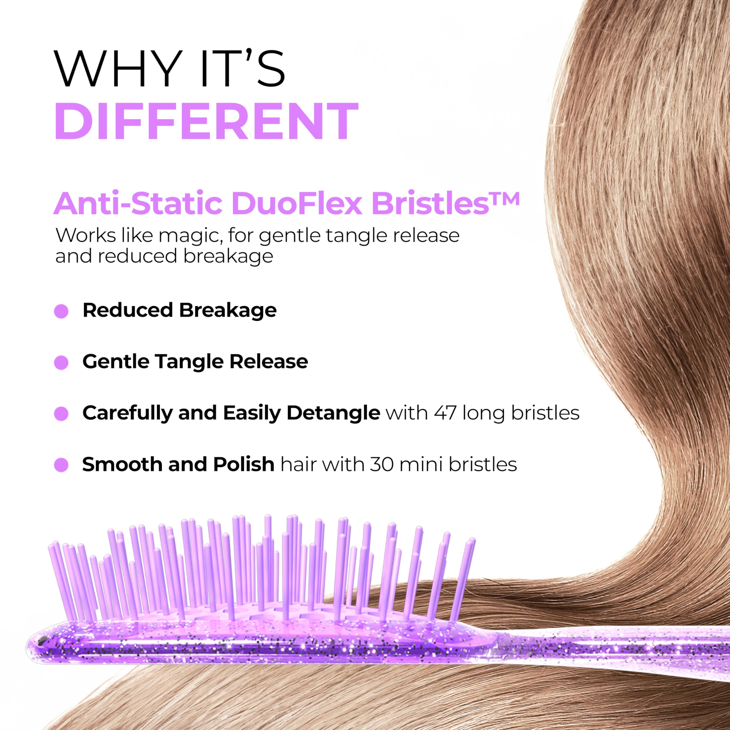 Foto 3 pulgar | Cepillo Desenredante Fhi Heat Unbrush Para Todo El Cabello Húmedo O Seco - Venta Internacional.