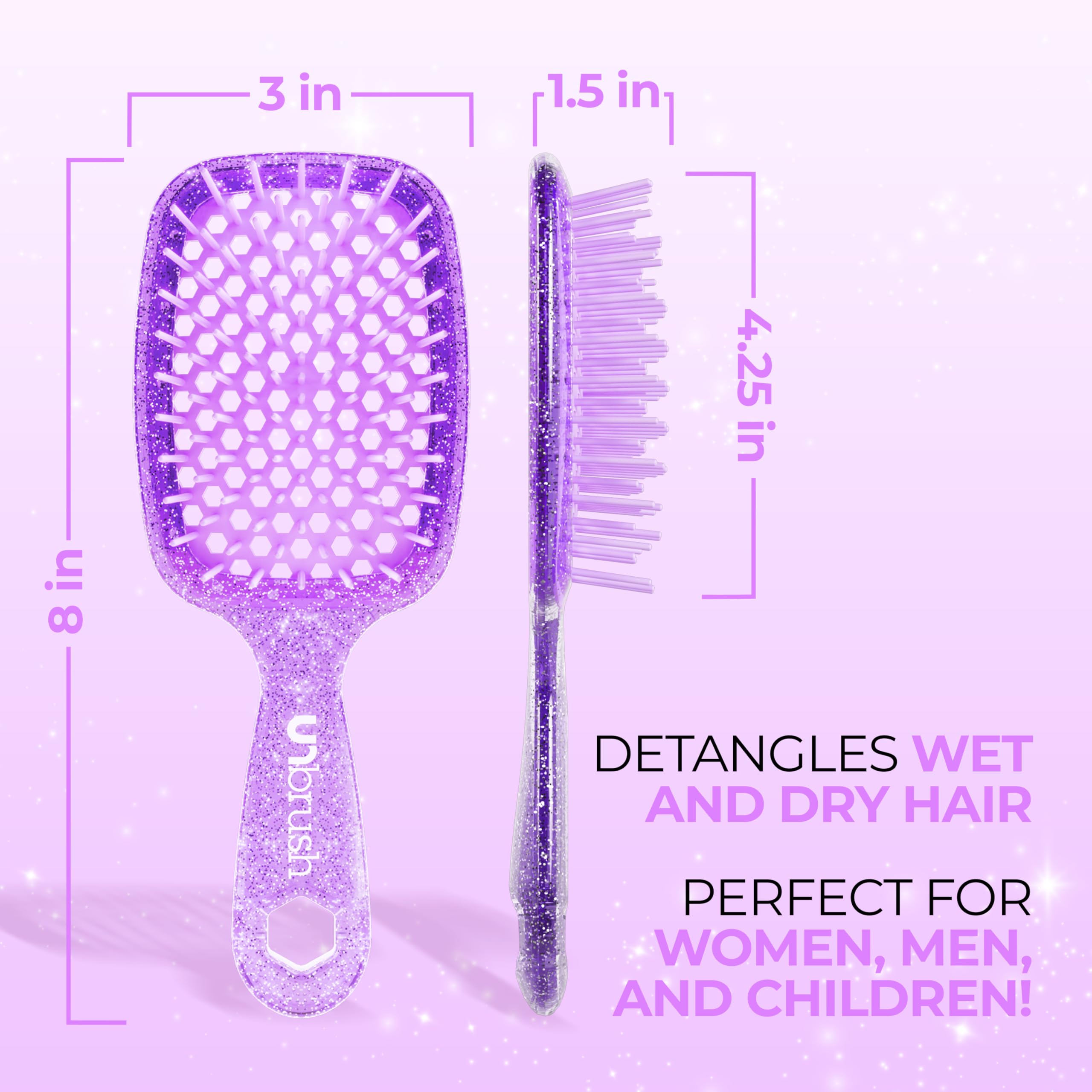 Foto 5 pulgar | Cepillo Desenredante Fhi Heat Unbrush Para Todo El Cabello Húmedo O Seco - Venta Internacional.