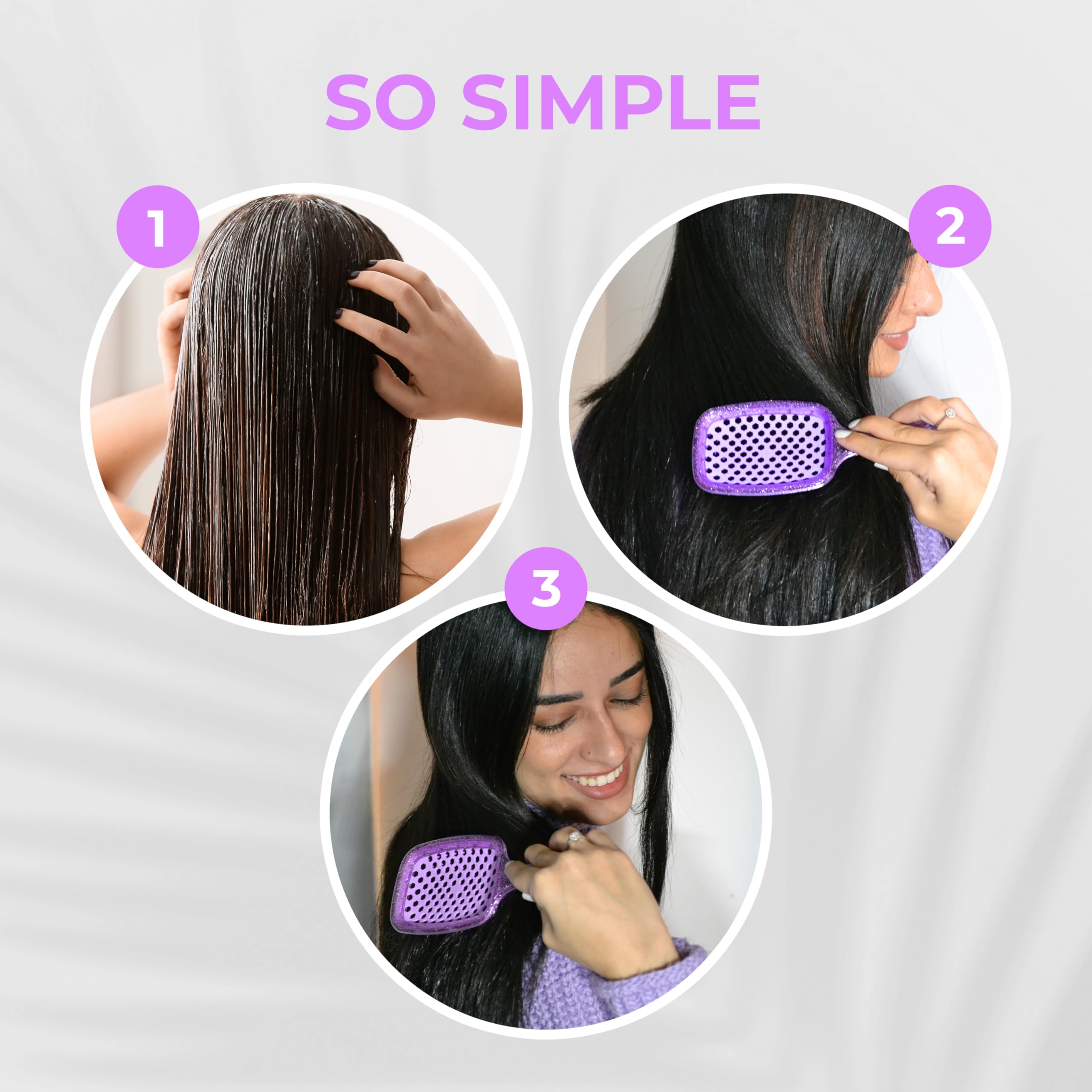 Foto 8 pulgar | Cepillo Desenredante Fhi Heat Unbrush Para Todo El Cabello Húmedo O Seco - Venta Internacional.
