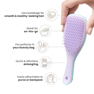 Foto 4 | Cepillo Para El Cabello Tangle Teezer Ultimate Detangler Wisteria Leaf - Venta Internacional.