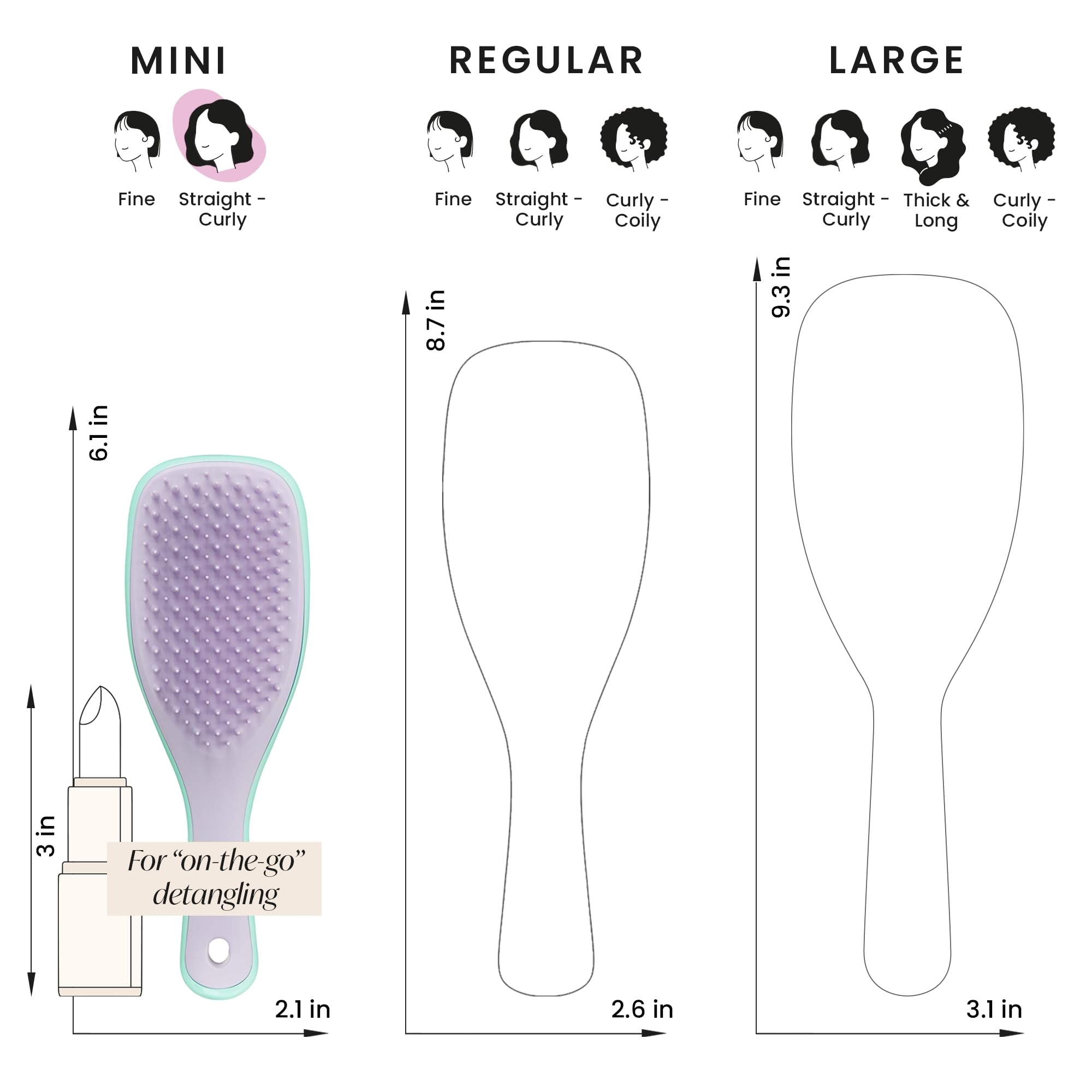Foto 8 pulgar | Cepillo Para El Cabello Tangle Teezer Ultimate Detangler Wisteria Leaf - Venta Internacional.