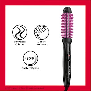 Foto 5 | Cepillo Para Peinar Revlon Con Cerdas De Silicona Calentadas, 2,54 Cm, Color Negro - Venta Internacional.