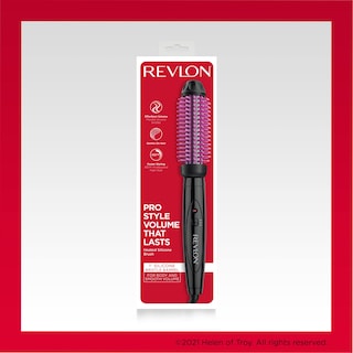 Foto 6 | Cepillo Para Peinar Revlon Con Cerdas De Silicona Calentadas, 2,54 Cm, Color Negro - Venta Internacional.
