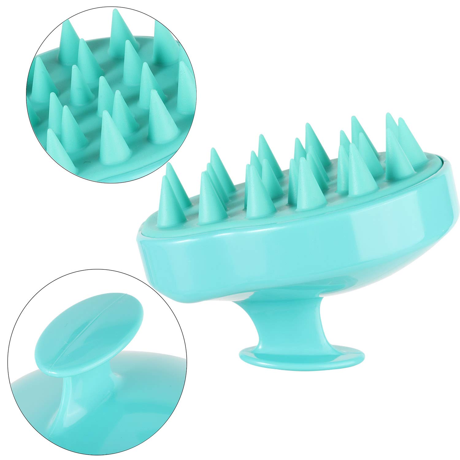 Foto 4 pulgar | Cepillo De Champú Para El Cuero Cabelludo Btyms Hair Silicone Green - Venta Internacional.