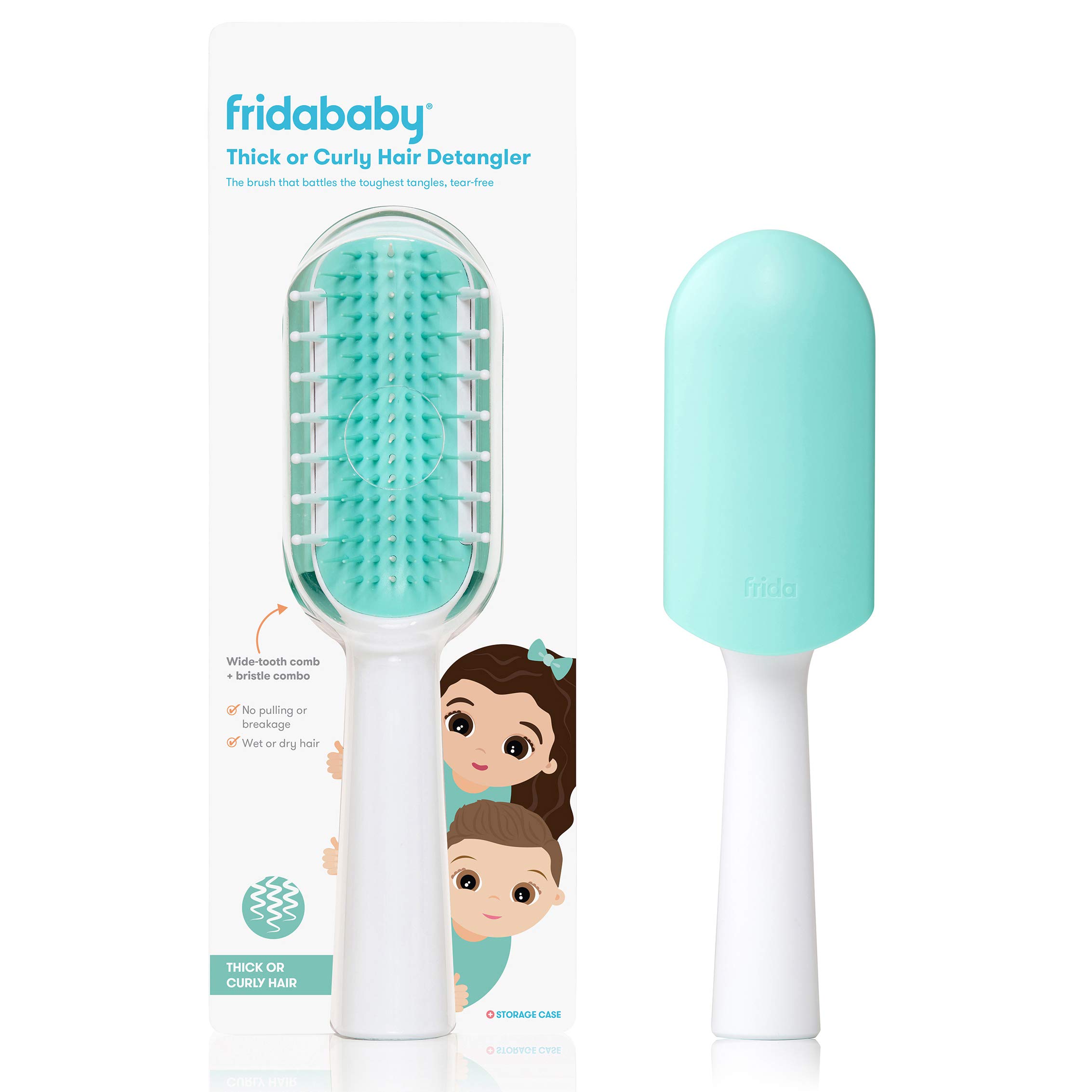 Cepillo Desenredante Para Niños Frida Baby Para Cabello Grueso O Rizado - Venta Internacional.