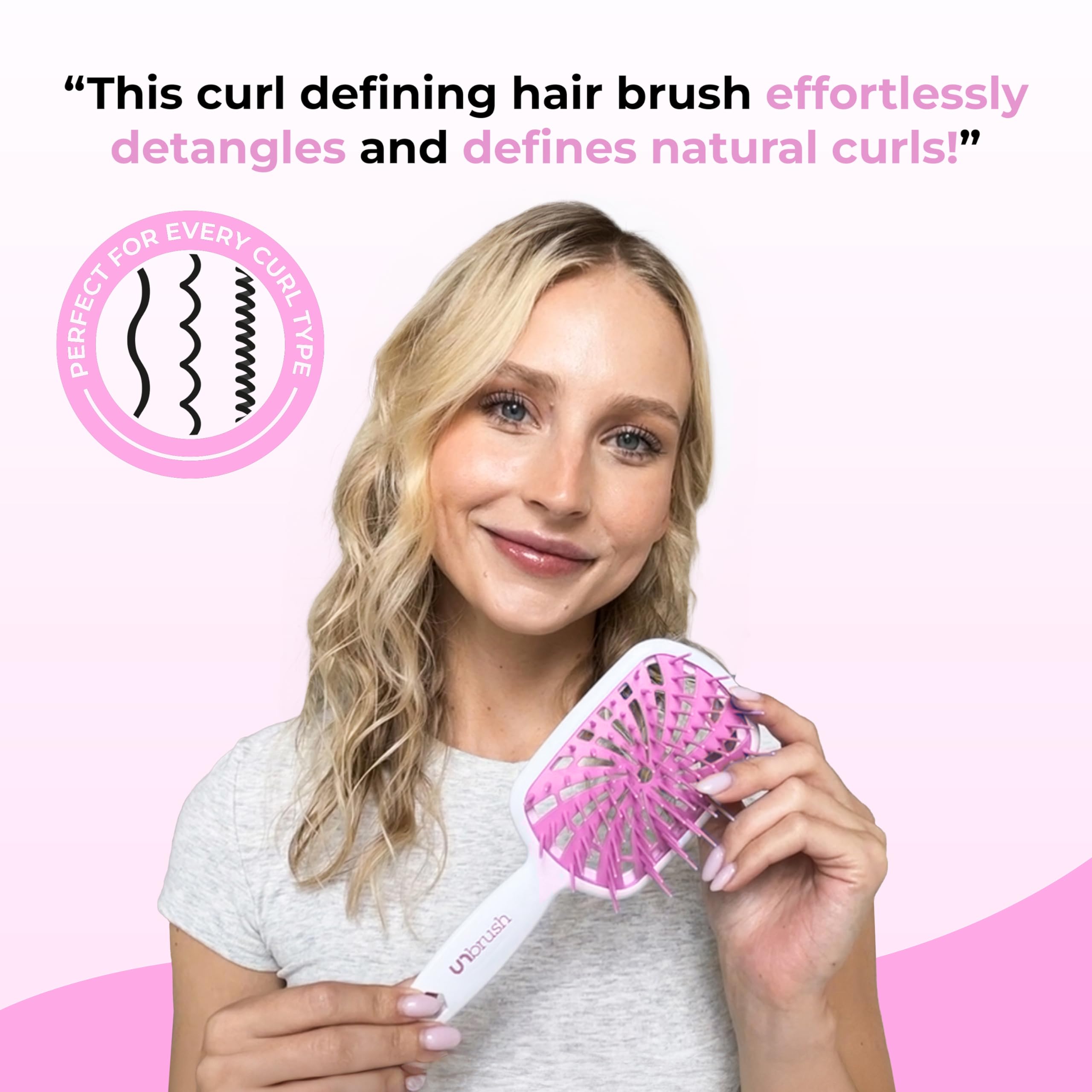 Foto 3 pulgar | Cepillo Para Cabello Rizado Fhi Heat Unbrush Plus Para Cabello Húmedo O Seco - Venta Internacional.